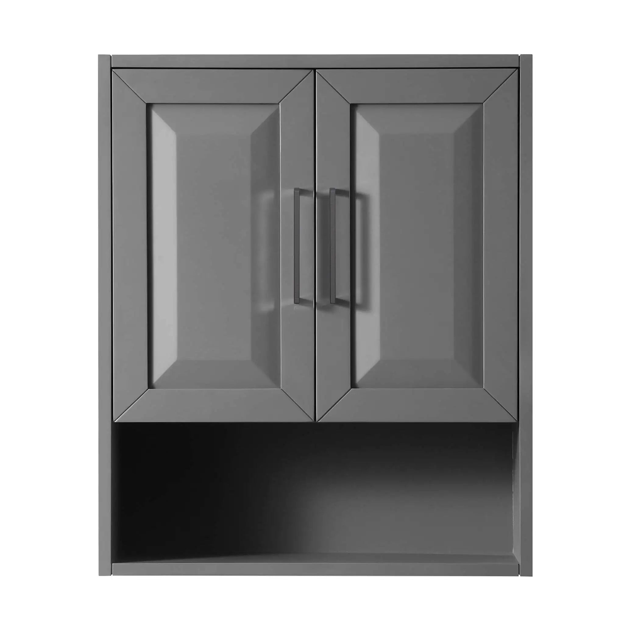 Dark Gray Bathroom Wall Cabinet - Daria by Wyndham (WCV2525WCGB) image 2