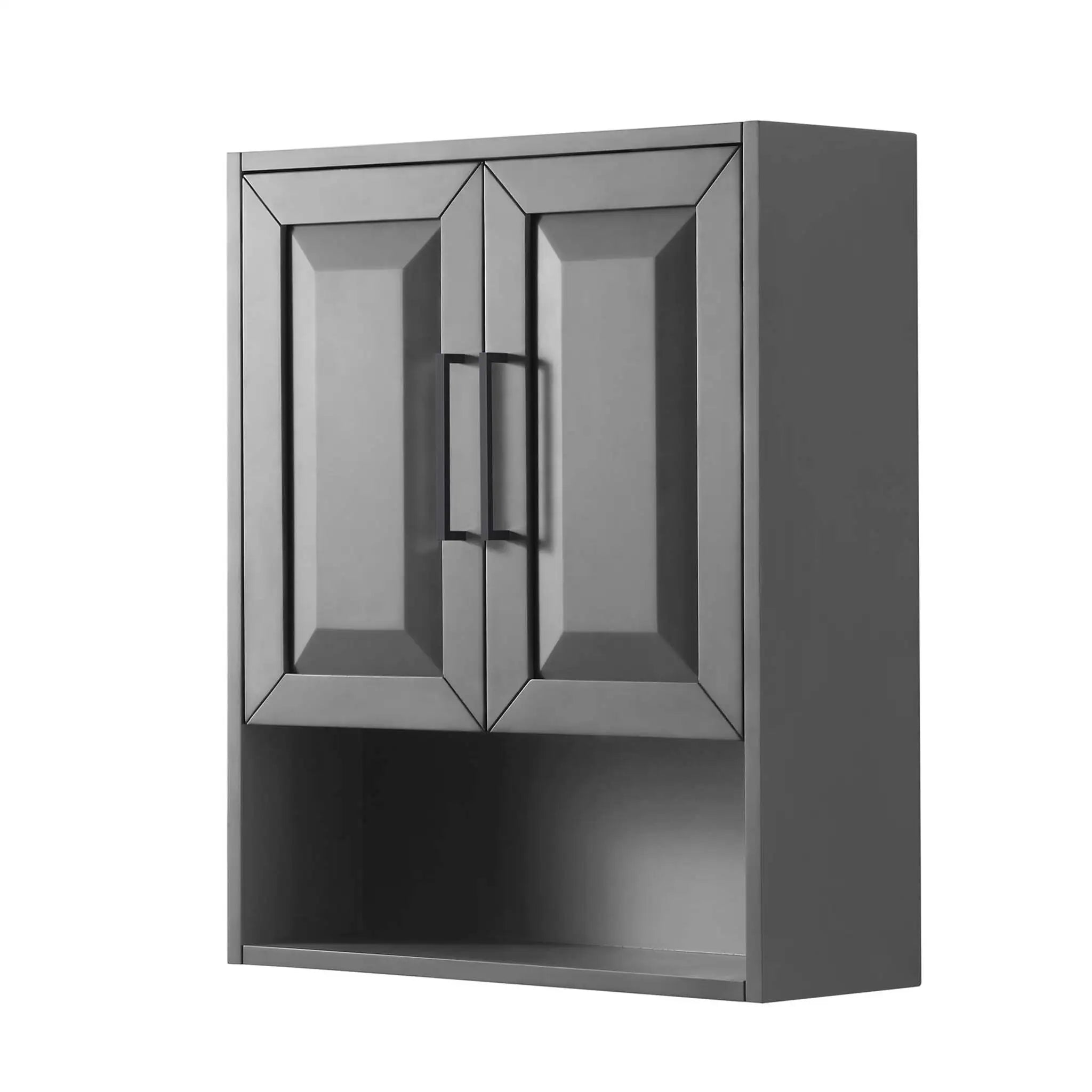 Dark Gray Bathroom Wall Cabinet - Daria by Wyndham (WCV2525WCGB) image