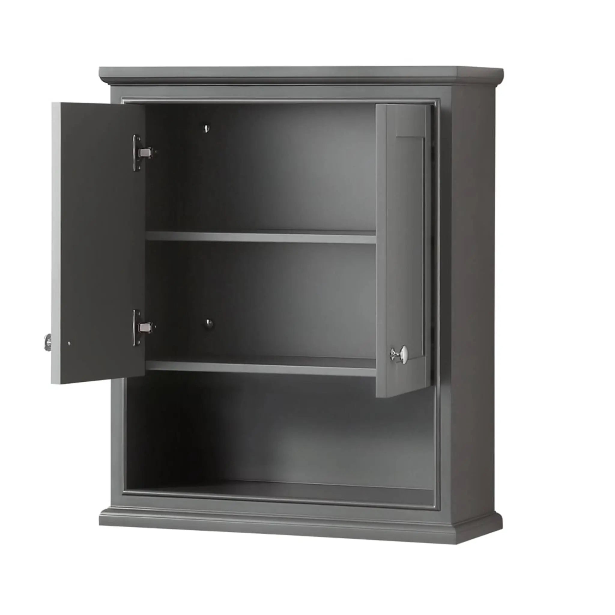 Dark Gray Bathroom Wall Cabinet - Deborah by Wyndham (WCS2020WCDK) image 1