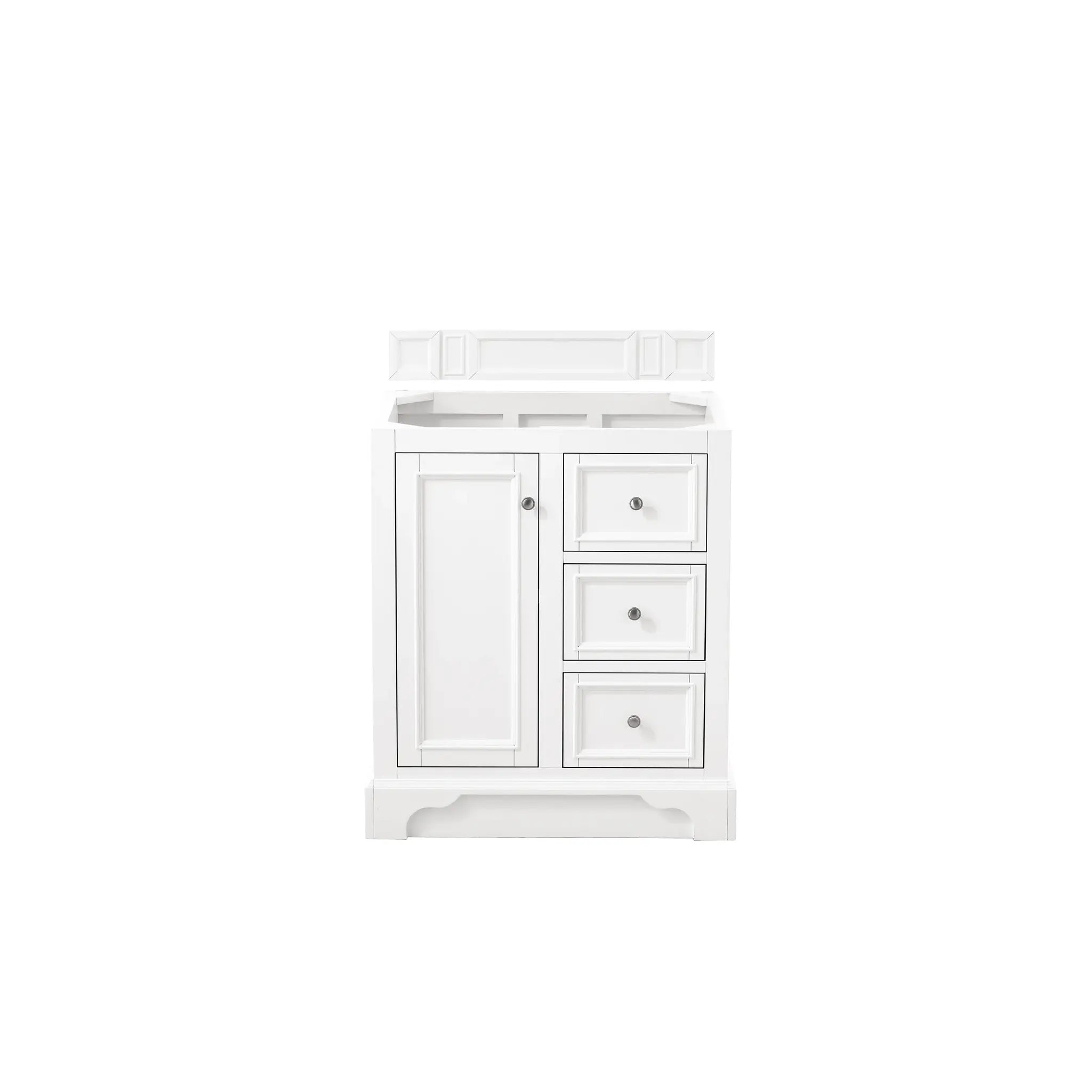 De Soto 30" Single Vanity in Bright White-Cabinet Only-Not Available image