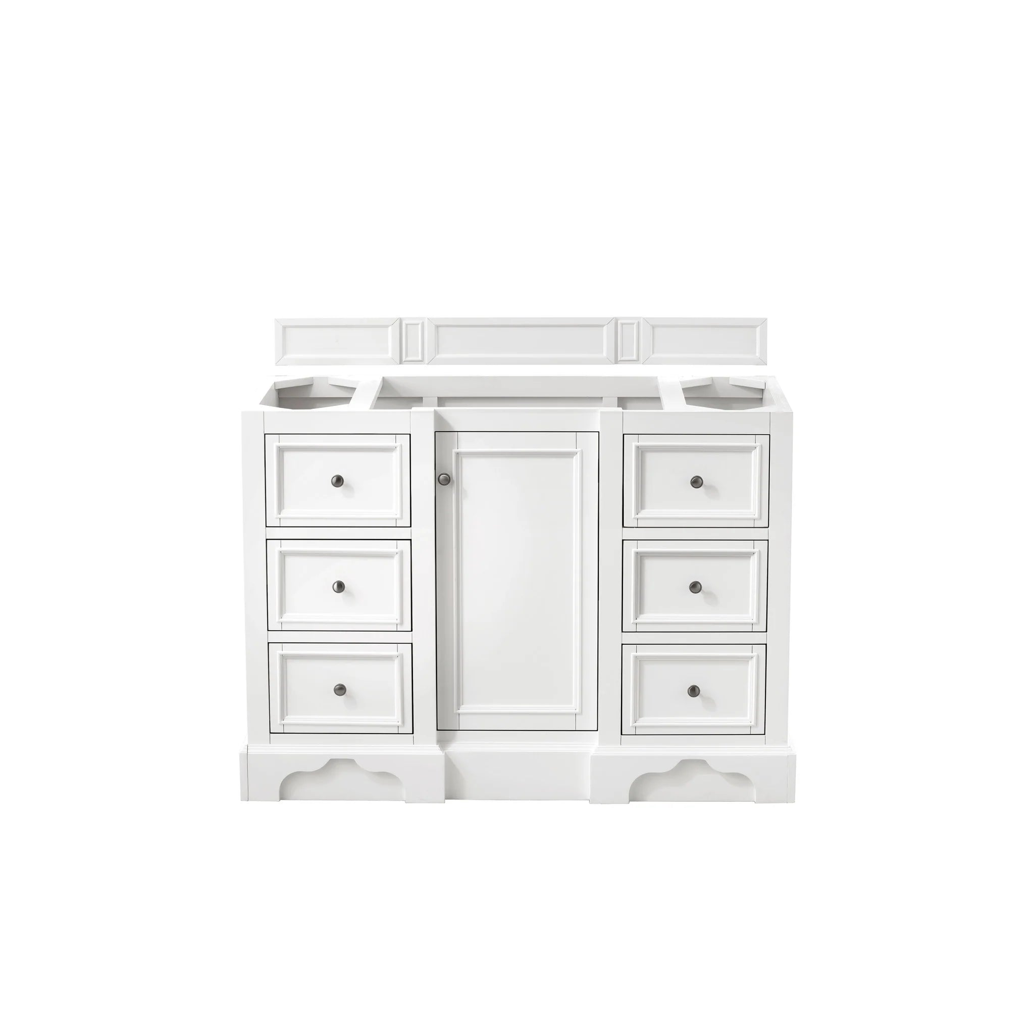 de-soto-48-single-vanity-in-bright-white-by-james-martin-vanities-tajnar-eclos-zero-silica image 1