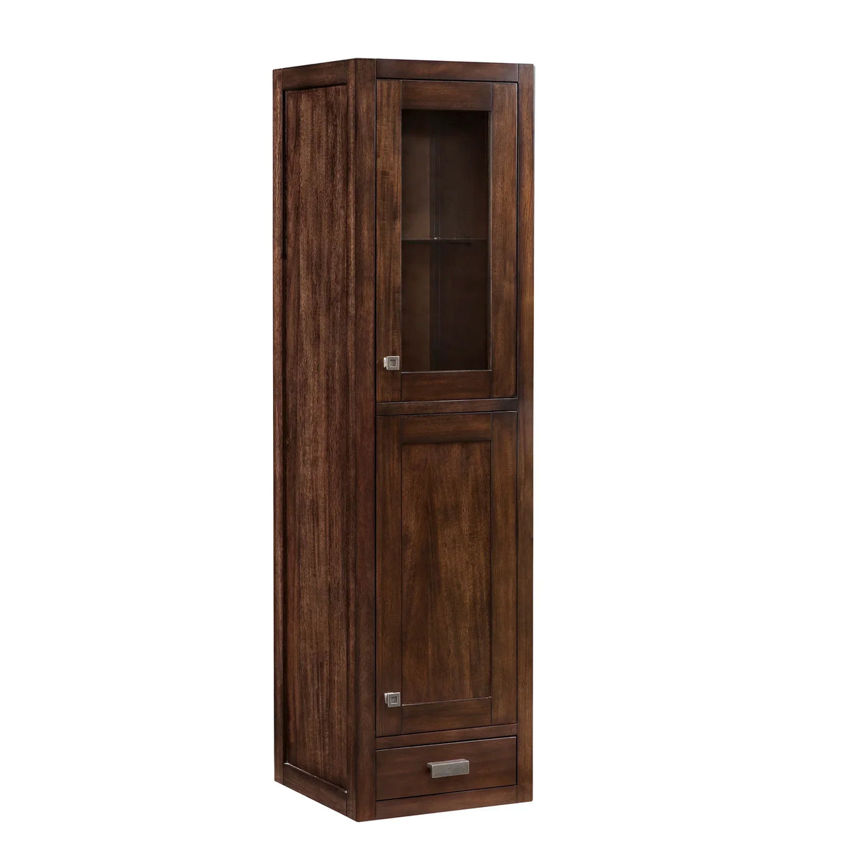 15 Inch Addison D Grand Tower Hutch Right Orientation - Mid - Century Acacia Image 1