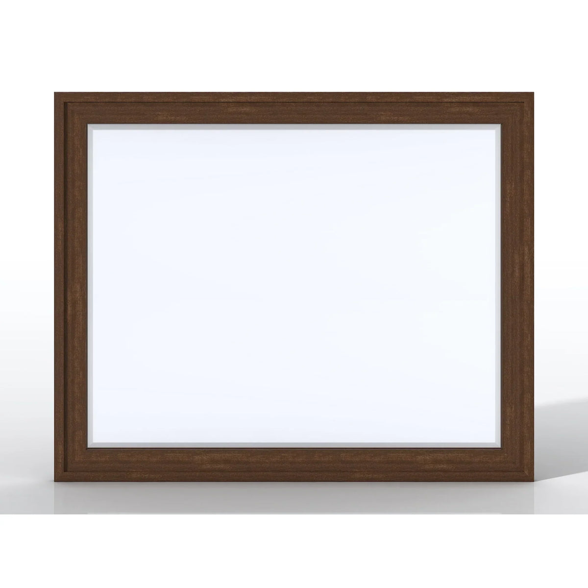 48 Inch Addison Rectangular Mirror - Mid - Century Acacia Image 1