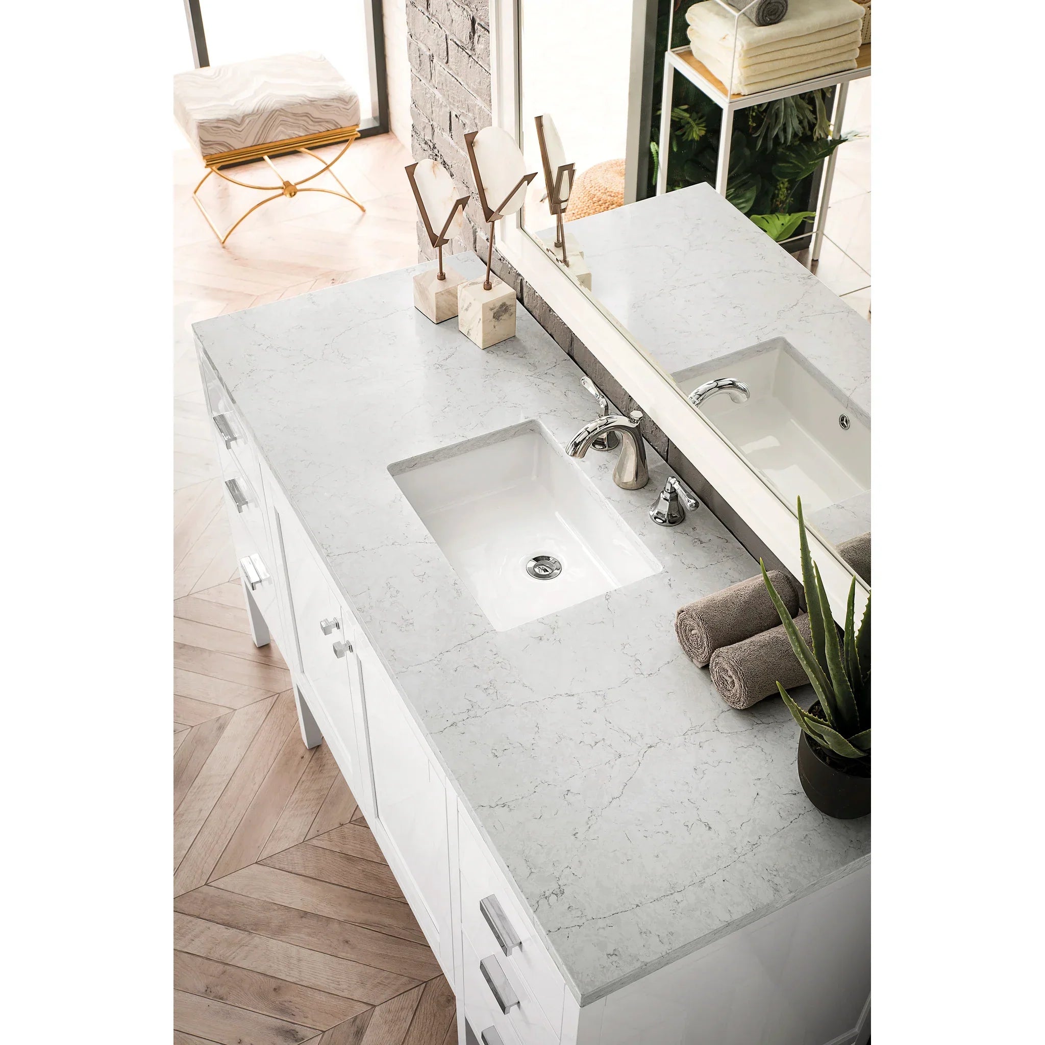 james-martin-e444-v60s-gw-3car-carrara-white-top-8-widespread image 2