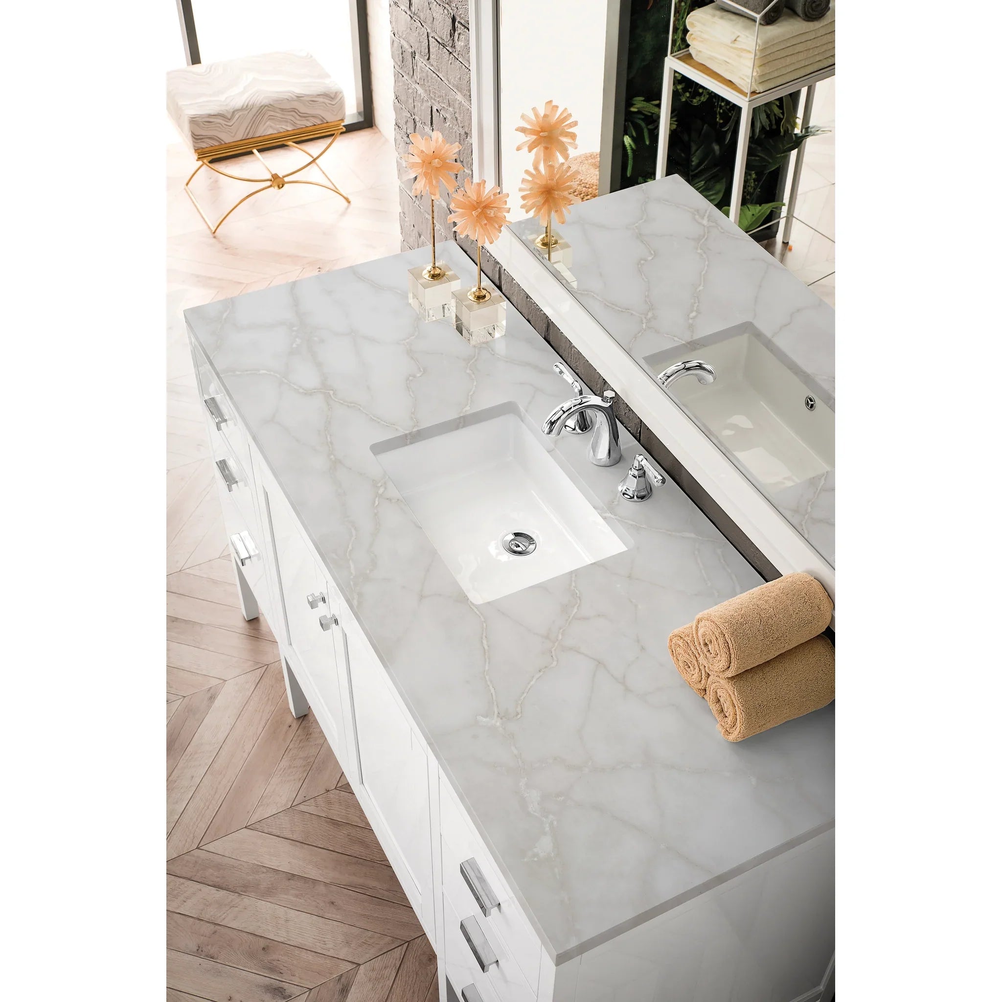 james-martin-e444-v60s-gw-3vsl-victorian-silver-silestone-top-8-widespread image 4