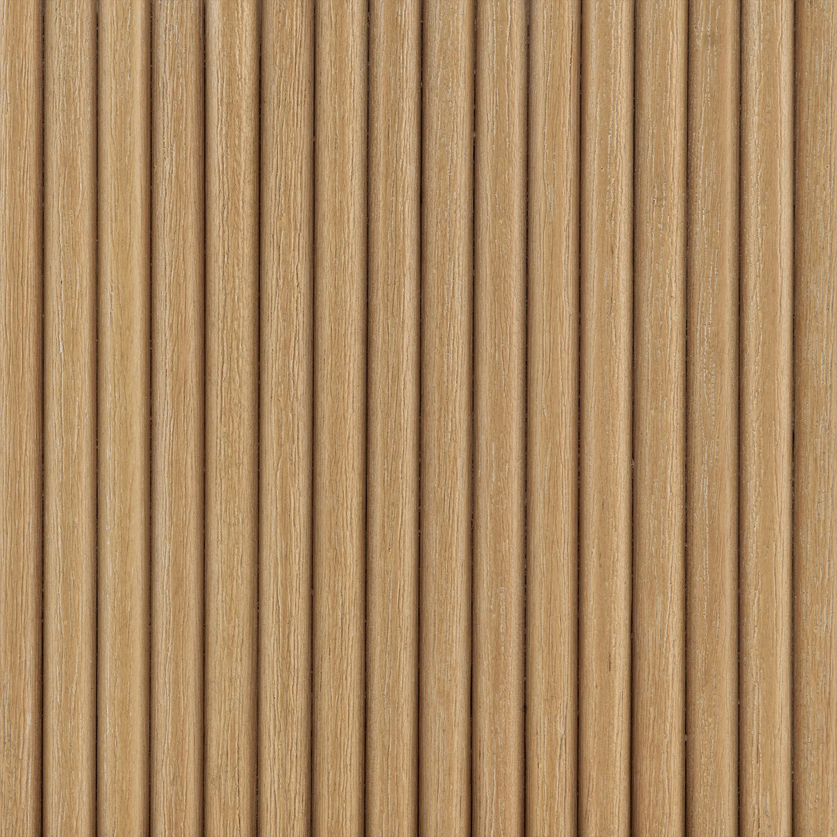 Washed Ash Grey ribbed wood surface, a straight-on swatch of the front pattern