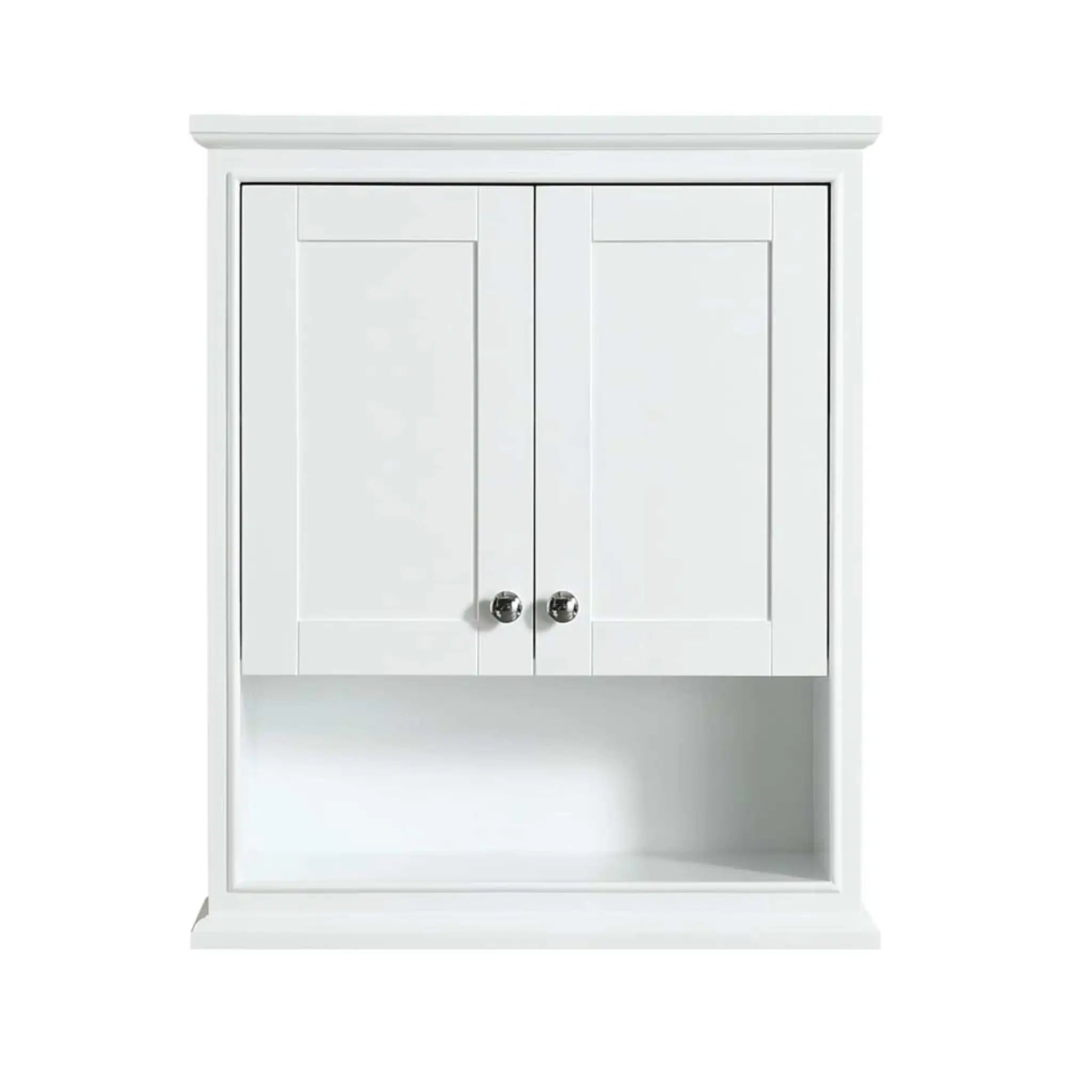 White Bathroom Wall Cabinet - Deborah by Wyndham (WCS2020WCWH) image 2