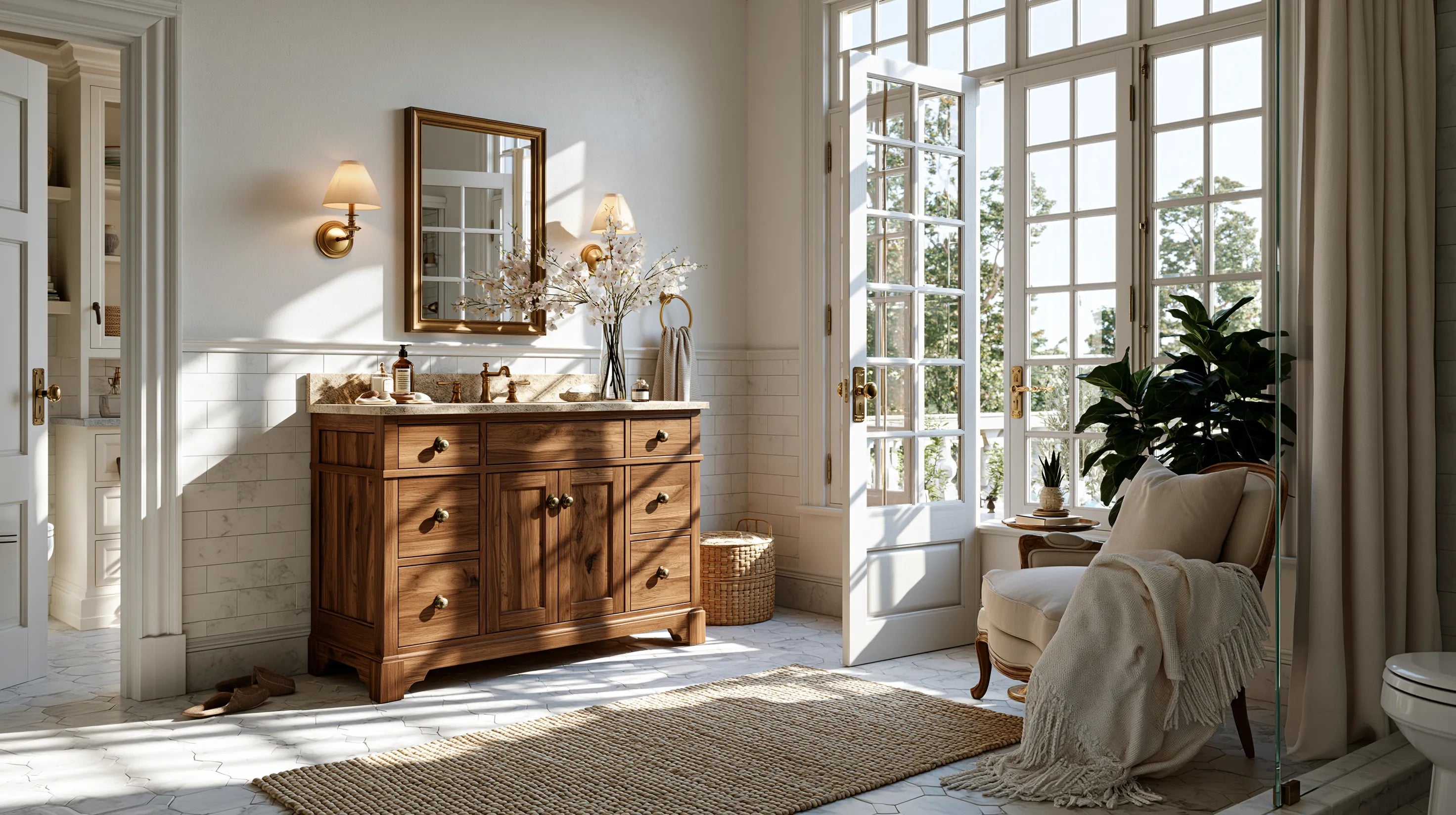 Antique vs. Antique-Style Bathroom Vanity: Which Is the Smarter Buy?