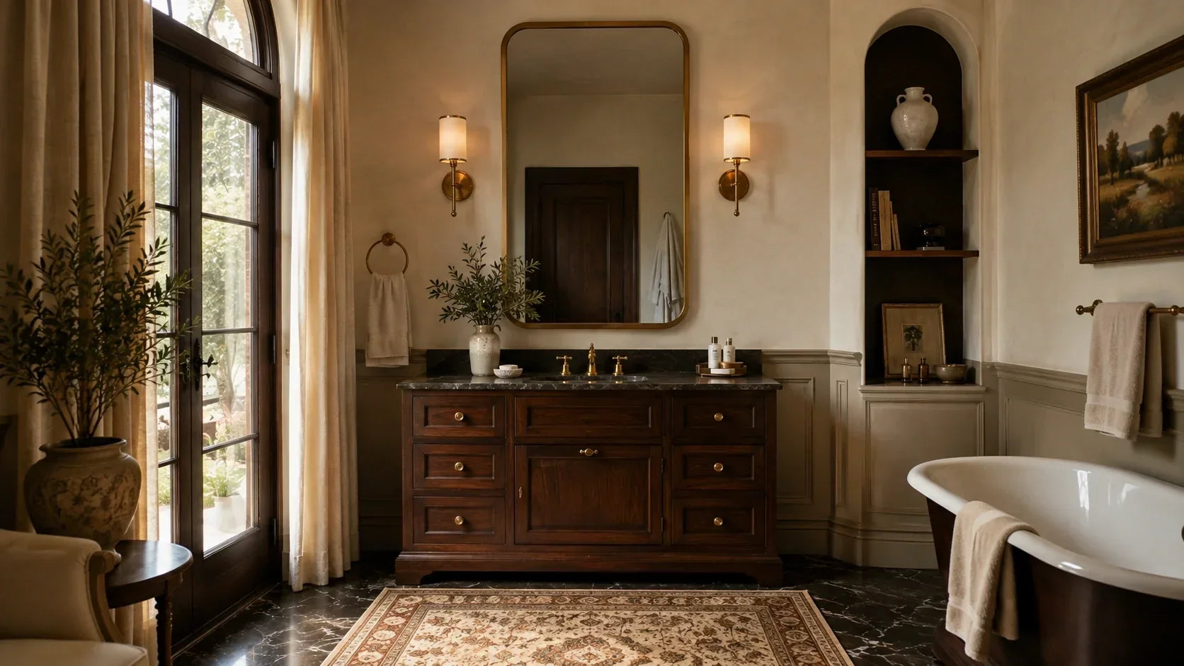 How to Care for an Antique Bathroom Vanity Without Ruining Its Patina
