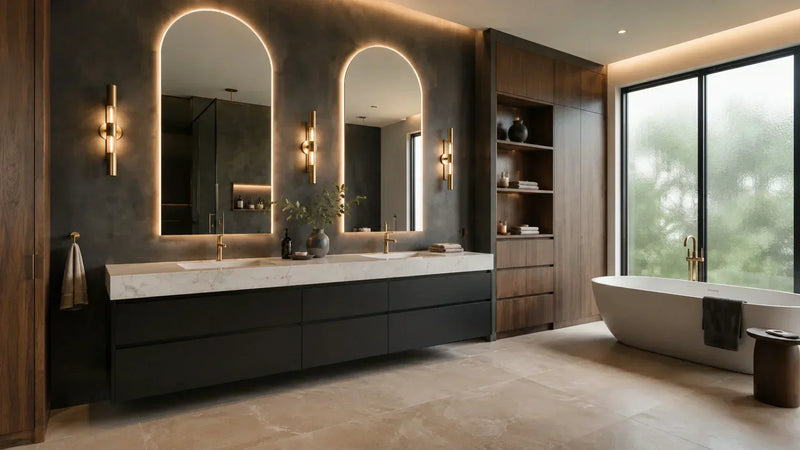 Black Bathroom Vanity Styling for a Bold, Modern Bath