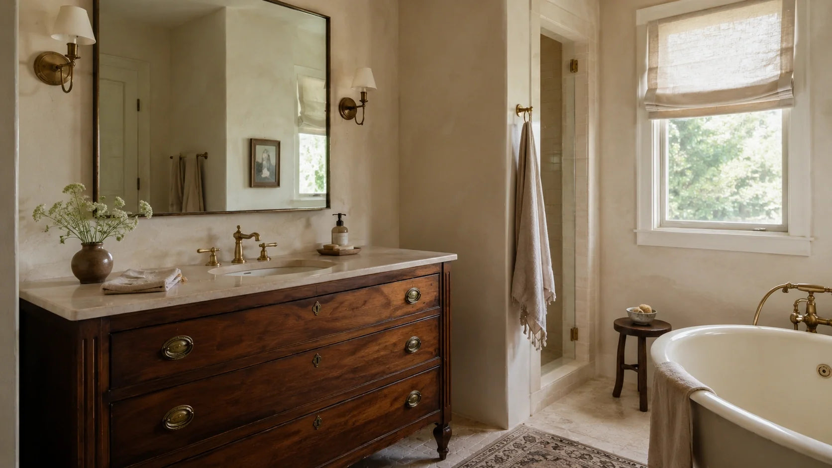 Using an Antique Dresser as a Bathroom Vanity: What Actually Works