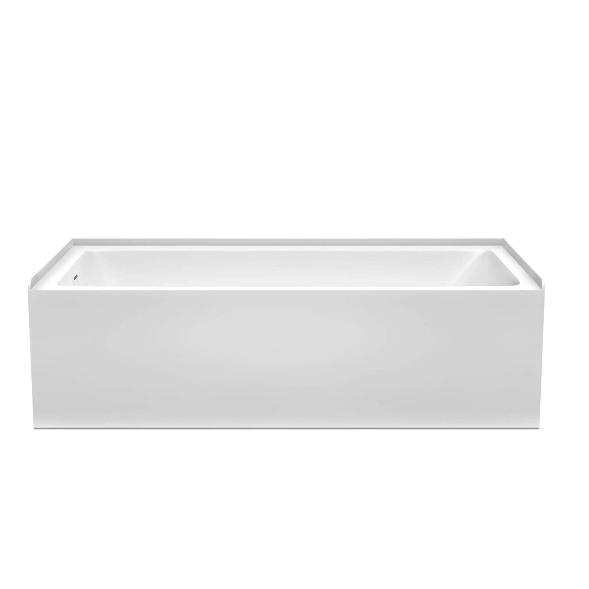18" White Alcove Bathtub - Grayley by Wyndham (WCBTW16030L18SWTRIM) image 2