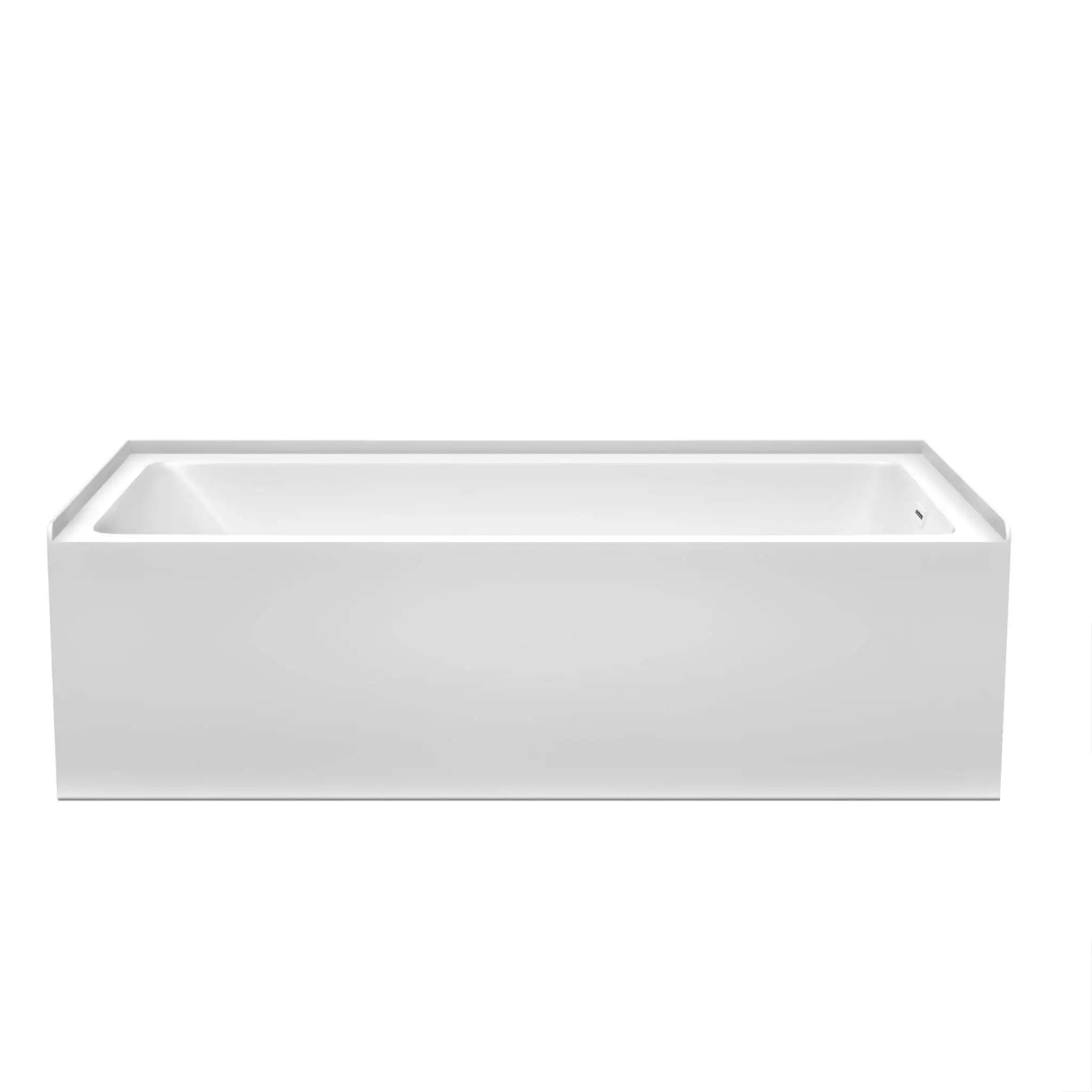 18" White Alcove Bathtub - Grayley by Wyndham (WCBTW16032R18SWTRIM) image 2