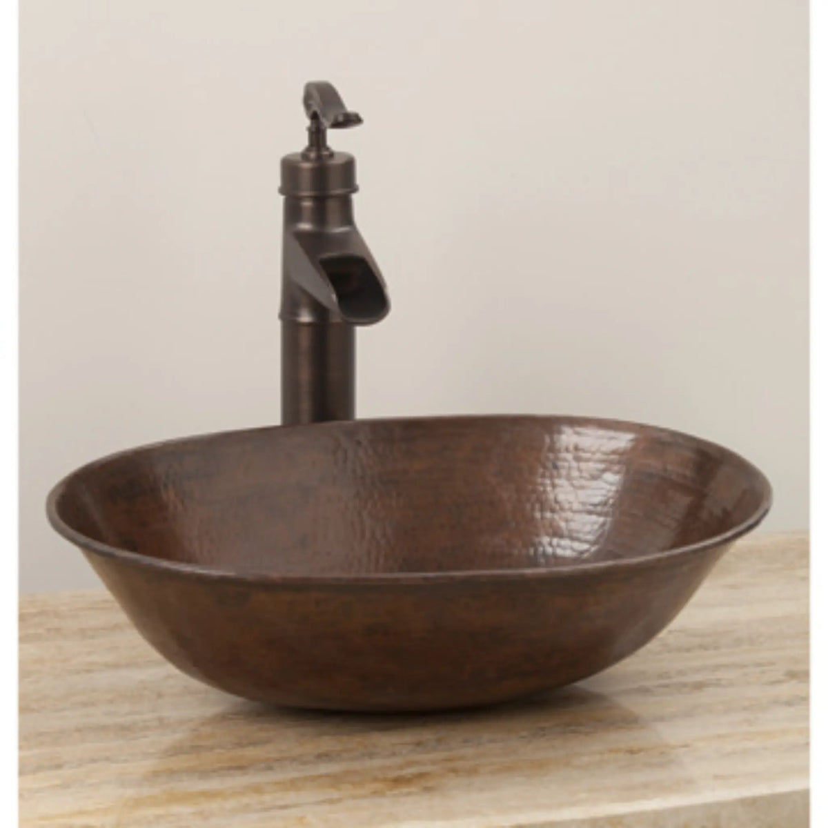 2.50" Stafford Vessel Faucet - Weathered Copper by Ambella Home image