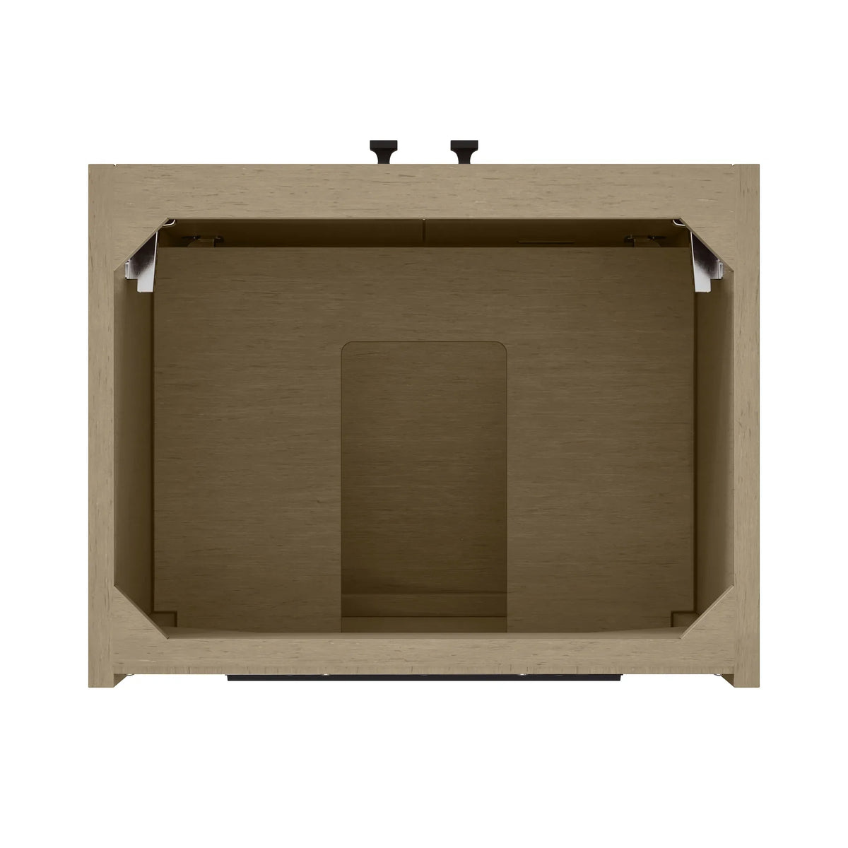 20" Chianti Single Cabinet in Walnut Whisper in Matte Black-Cabinet Only image 2