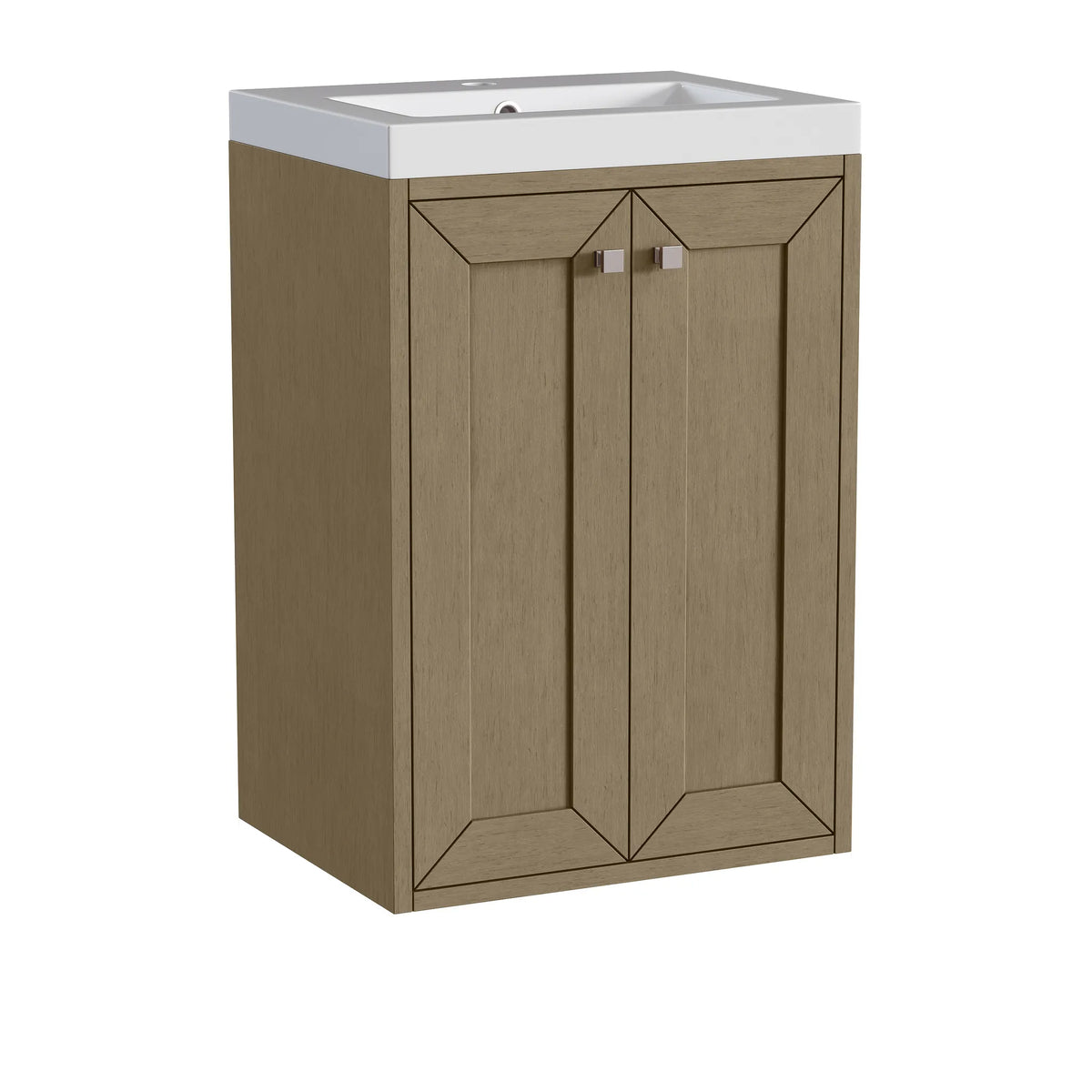 20" Chianti Single Cabinet in Walnut Whisper-White Glossy image 13