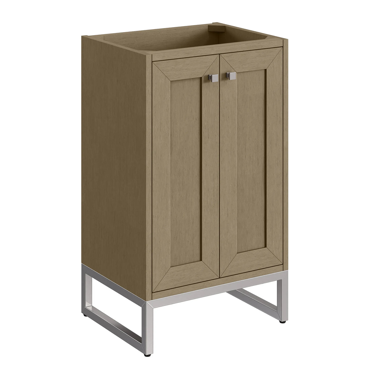 20" Chianti Single Cabinet in Walnut Whisper-White Glossy image 2