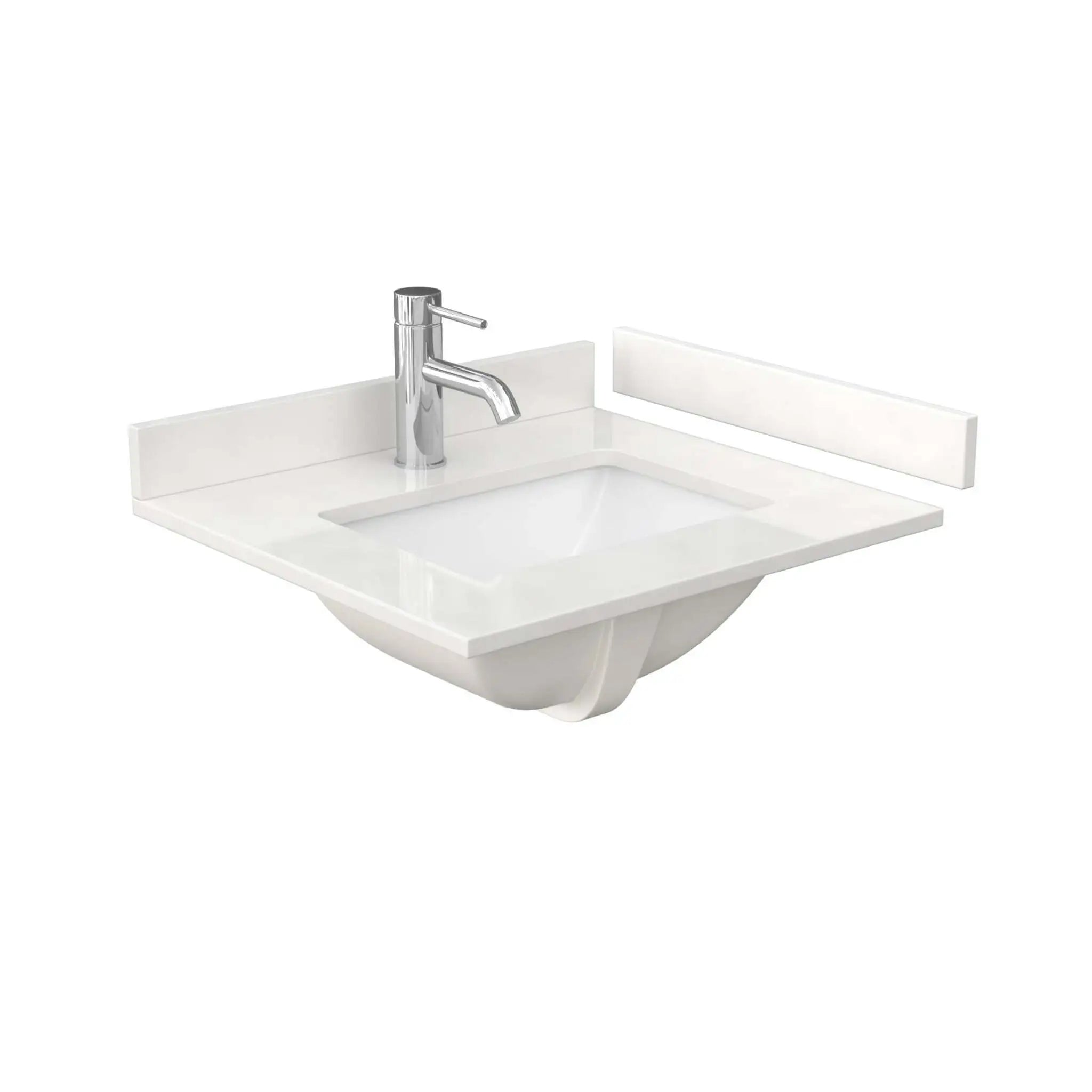 24" Beckett Single Bathroom Vanity in Whitewashed Oak with Brushed Nickel Trim by Wyndham