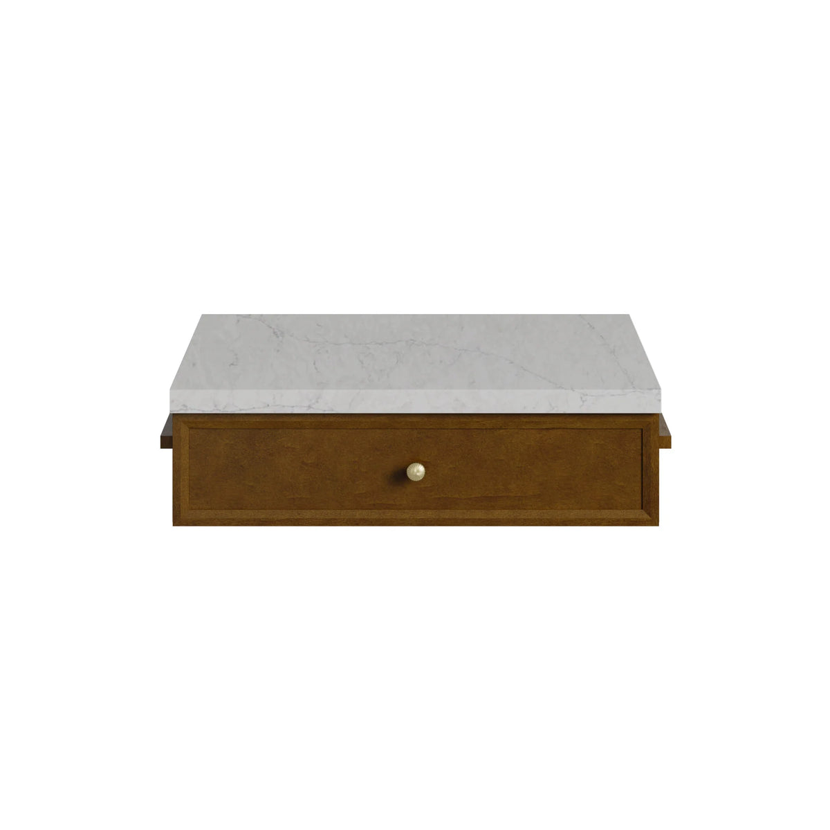 24" Bellshire Drawer Unit in Honey Oak by James Martin Vanities-Eternal Jasmine Pearl Silestone