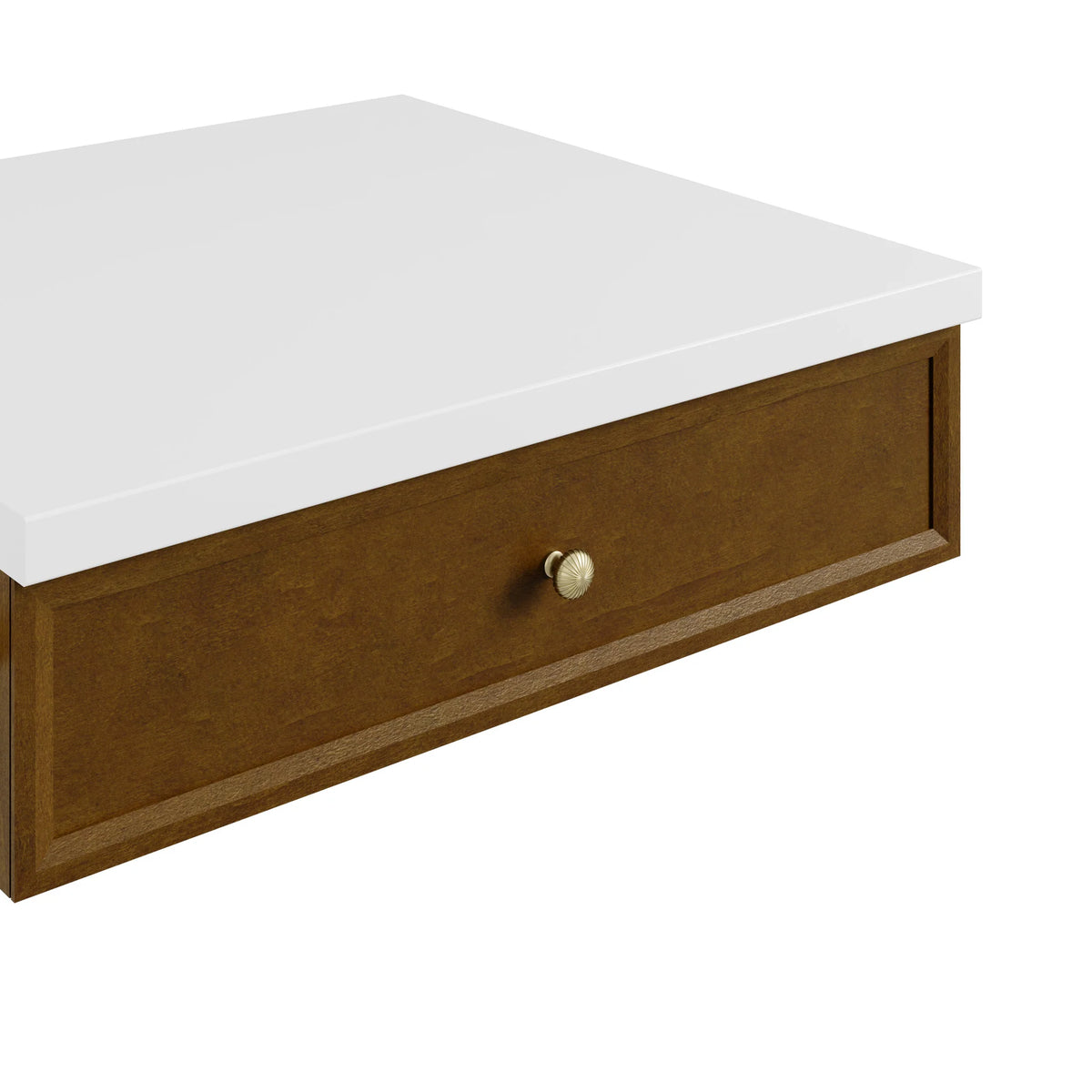 24" Bellshire Drawer Unit in Honey Oak by James Martin Vanities-Parisien Bleu Silestone 5