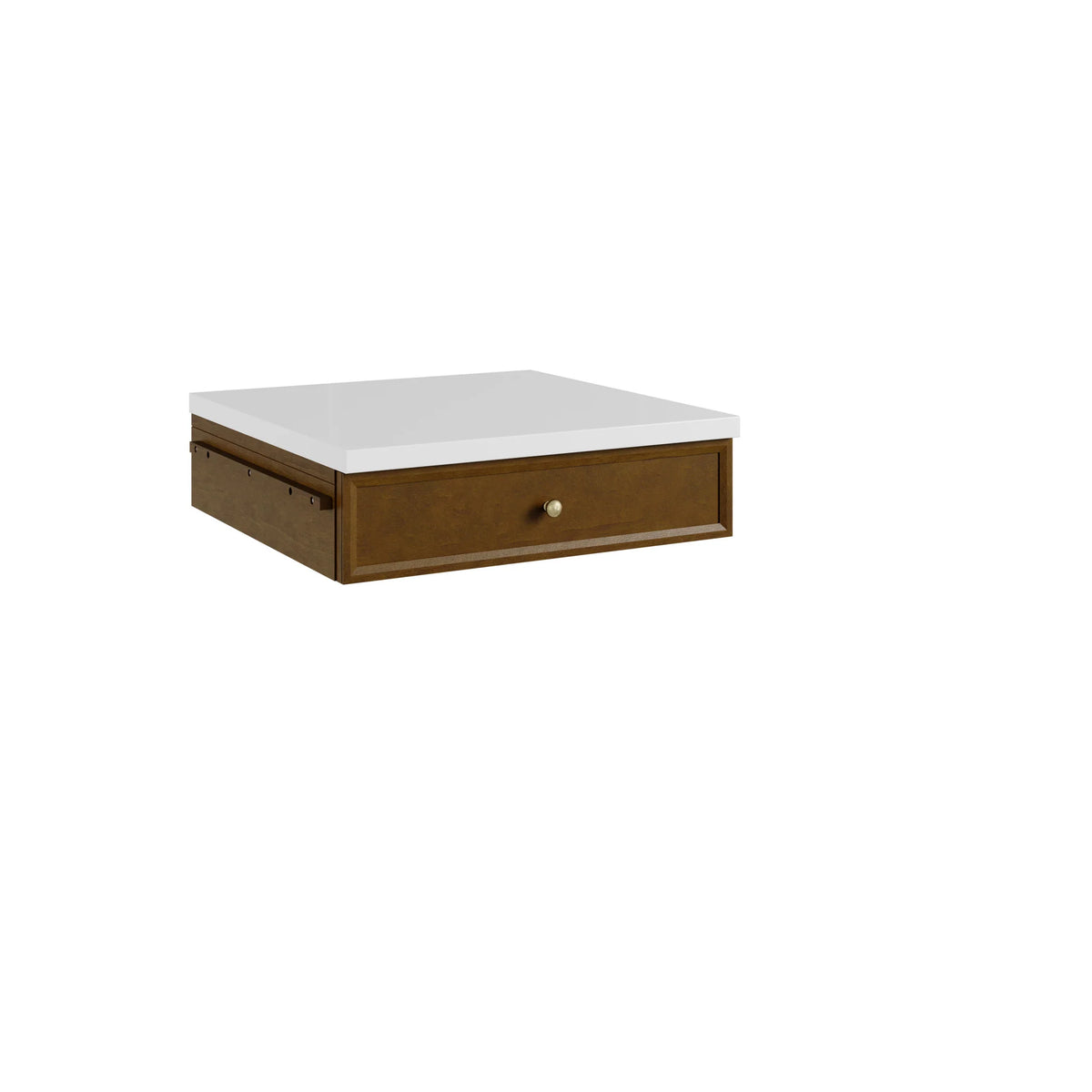 24" Bellshire Drawer Unit in Honey Oak by James Martin Vanities-Victorian Silver Silestone 4
