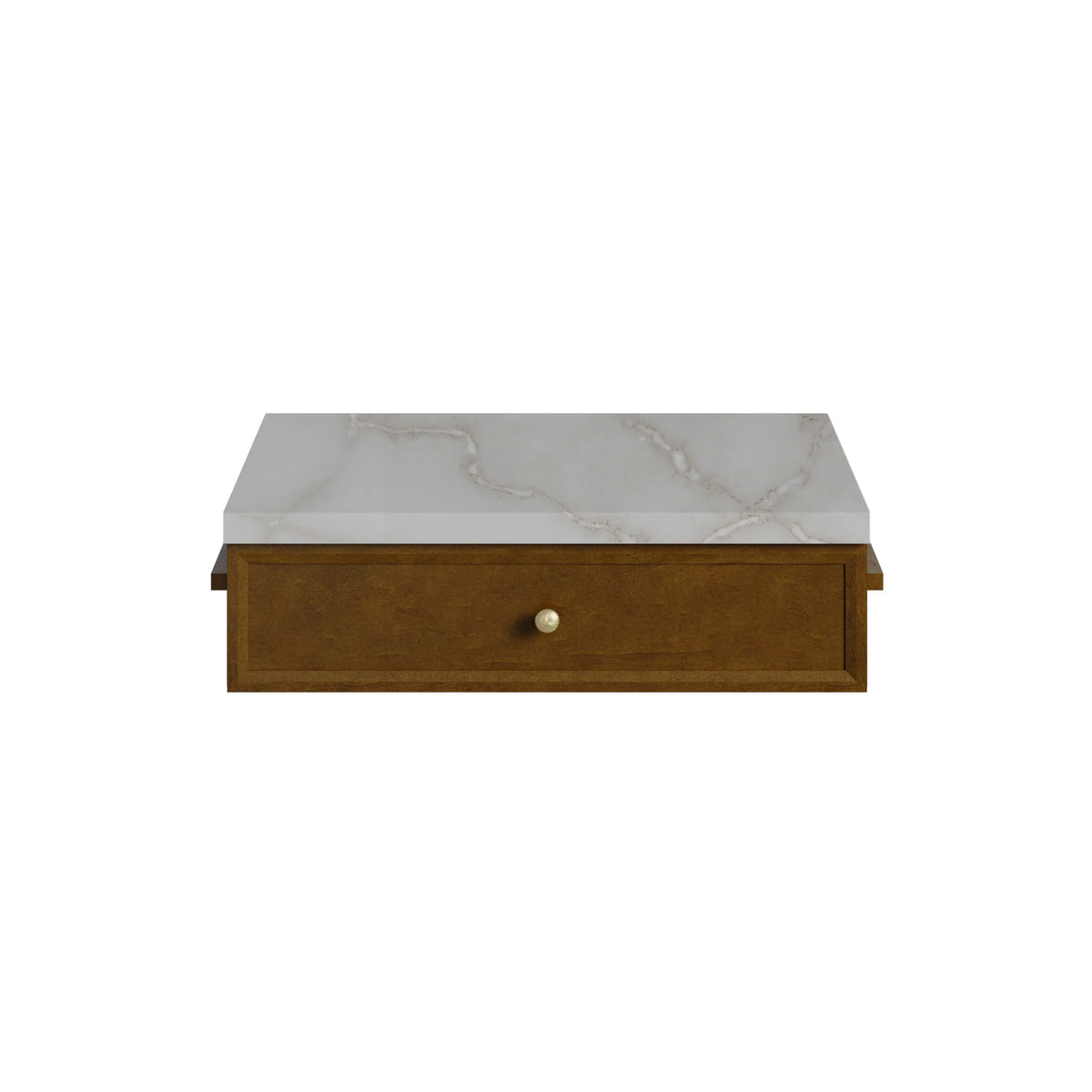 24" Bellshire Drawer Unit in Honey Oak by James Martin Vanities-Victorian Silver Silestone