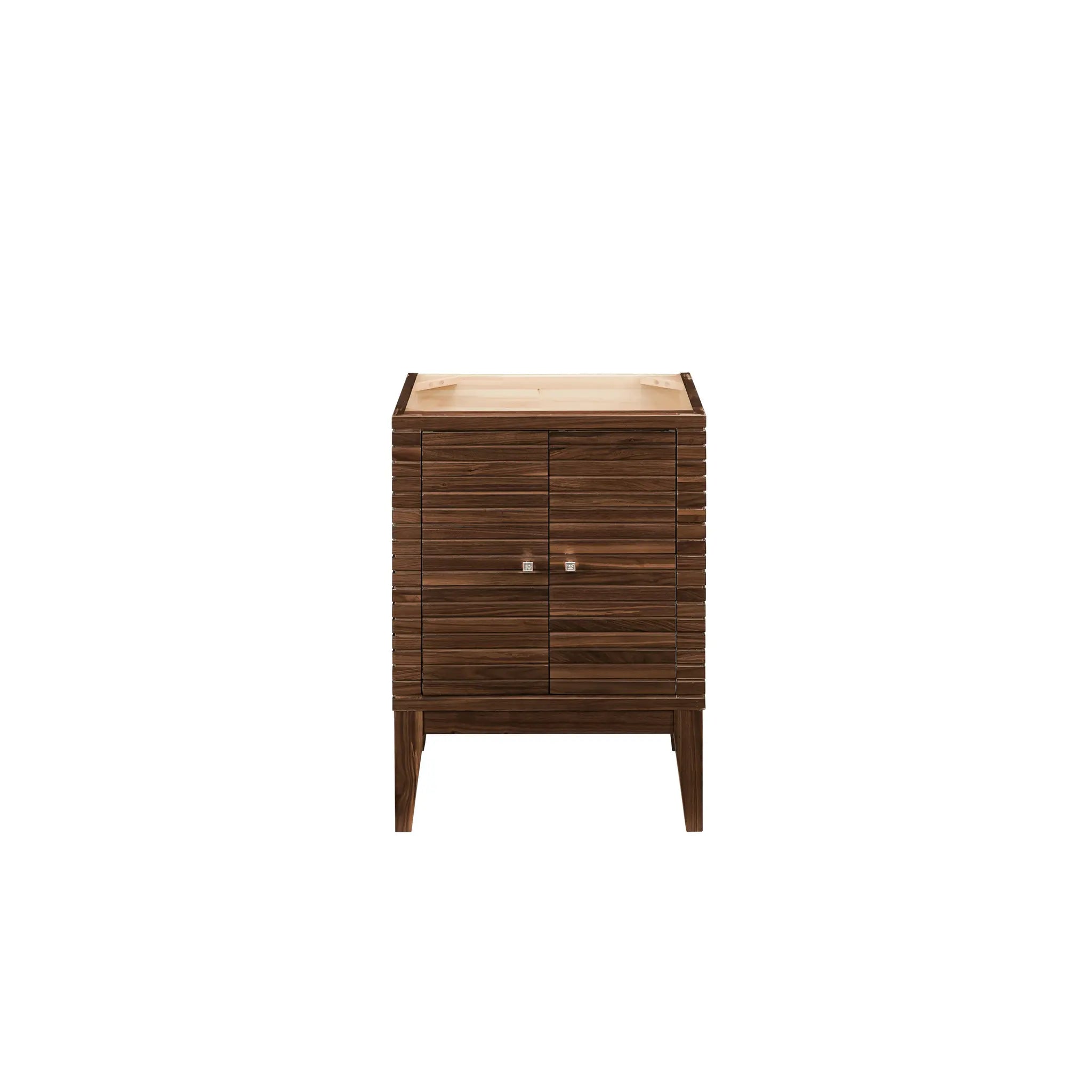 24" Linden Single Vanity in Mid-Century Walnut-Cabinet Only image
