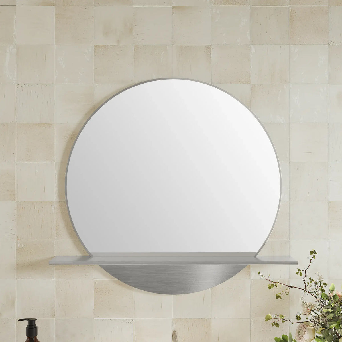 24" Mirror Platform-Brushed Nickel image 1