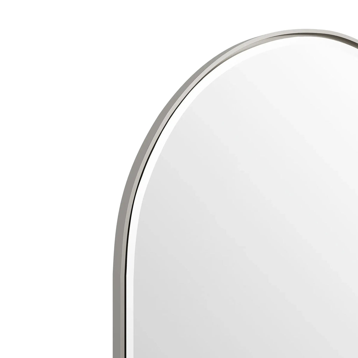 24 Inch Rohe Arched Mirror - Satin Nickel Image 10