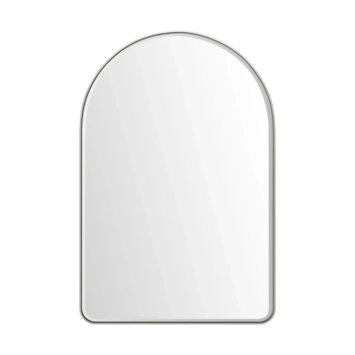 24 Inch Rohe Arched Mirror - Satin Nickel Image 1
