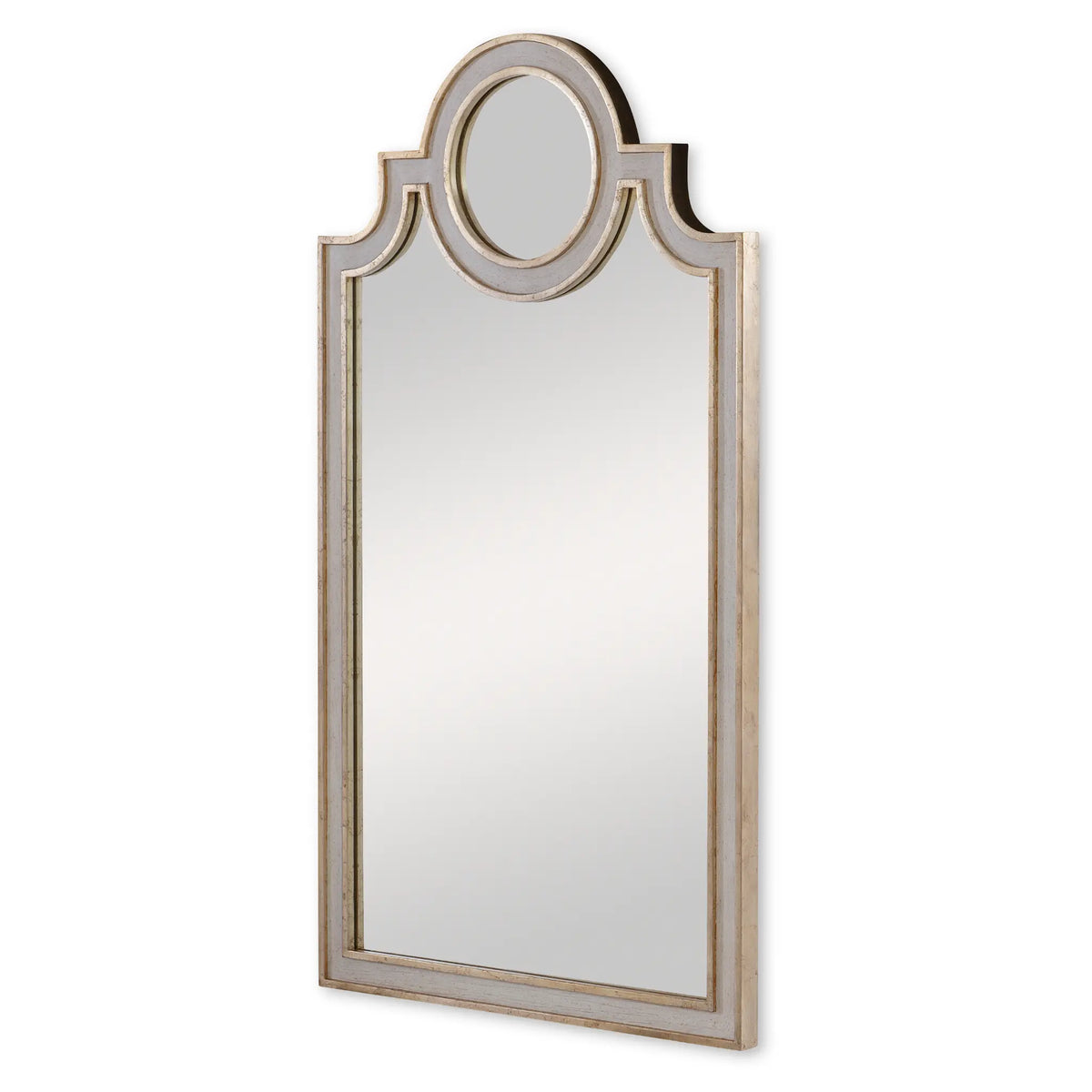 26" Chateau Mirror - Antique Silver Leaf by Ambella Home image 1