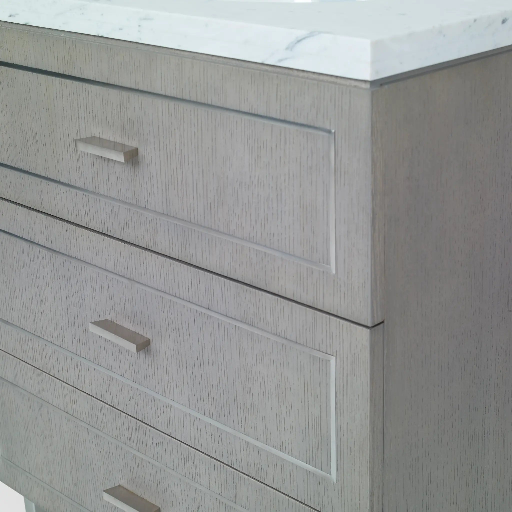 26" Woodbury Petite Sink Chest - Warm Grey by Ambella Home image 2