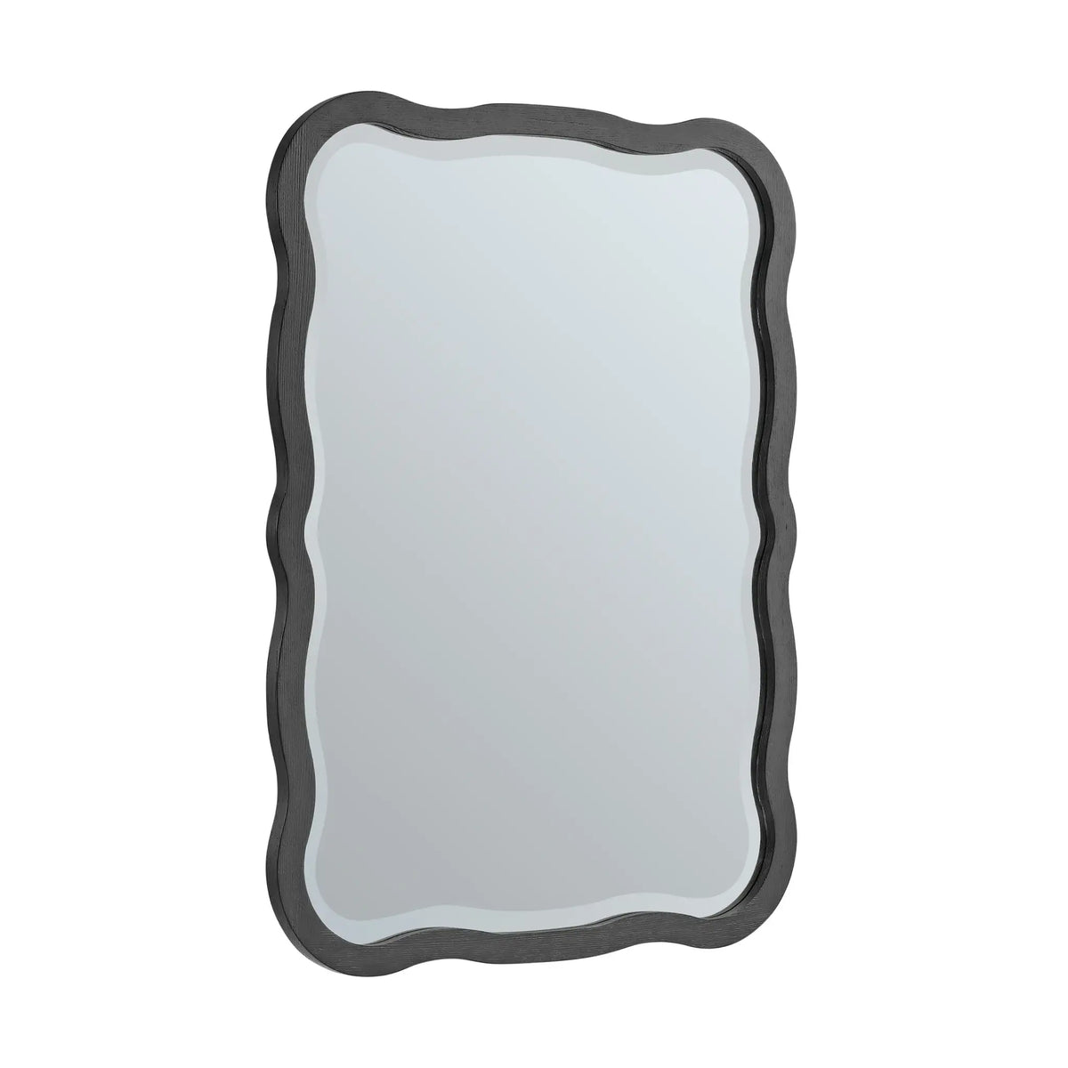 28" Rowyn Wavy Mirror-Carbon Oak image 1