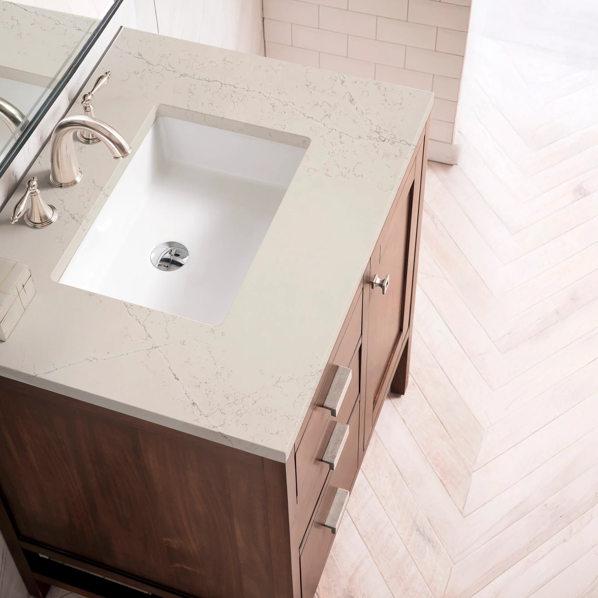30-addison-single-vanity-cabinet-in-mid-century-acacia-by-james-martin-vanities-e444-v30-mca-siberian-silestone image 3