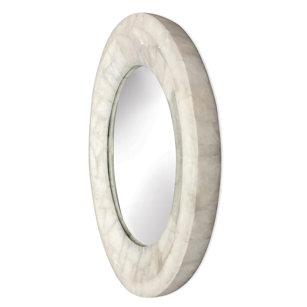30" Allira Quartz Round Mirror by Ambella Home image 1