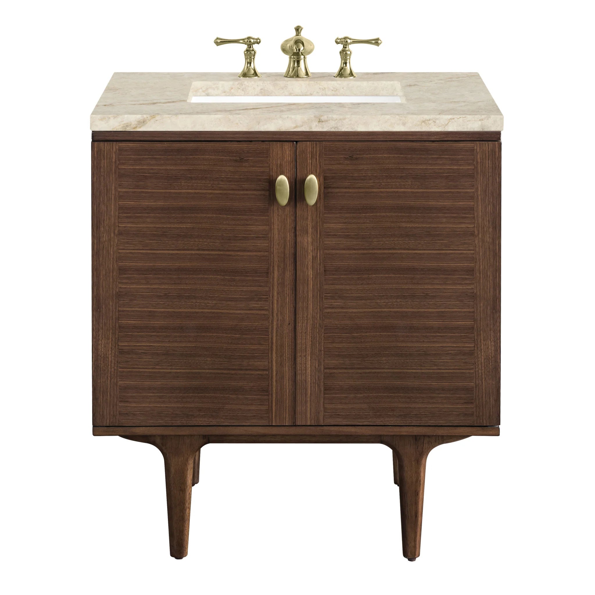 30-amberly-single-vanity-in-mid-century-walnut-by-james-martin-vanities-tajnar-eclos-zero-silica image 1