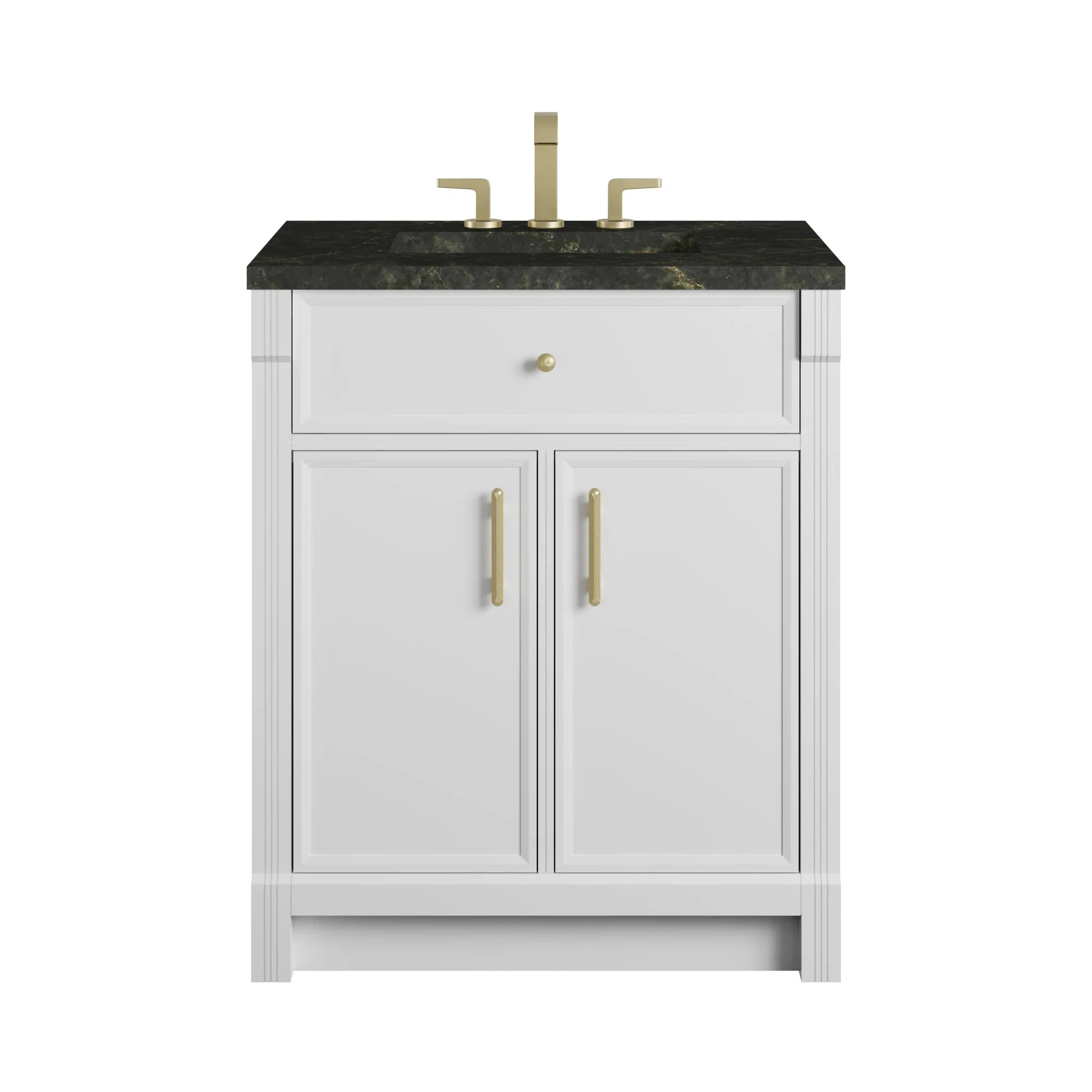 30" Bellshire Single Vanity in Bright White by James Martin Vanities-Phantome Eclos 