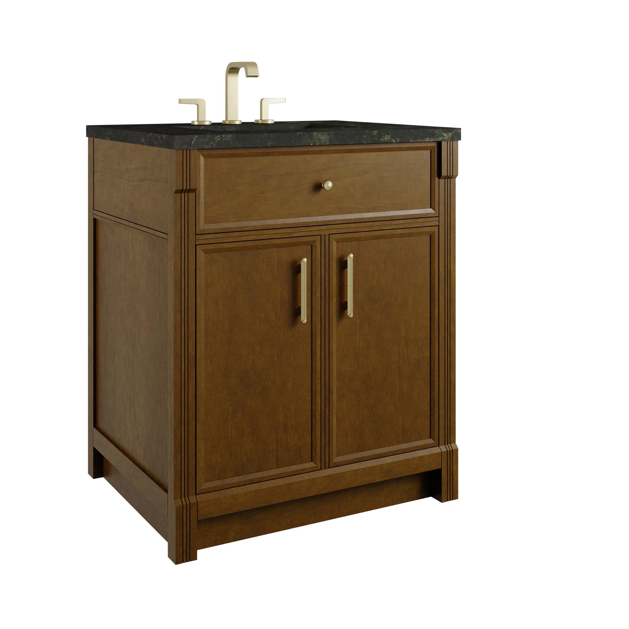 30" Bellshire Single Vanity in Honey Oak by James Martin Vanities-Phantome Eclos 9