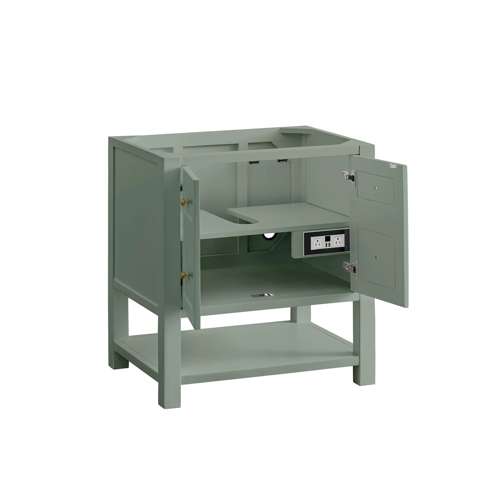 30" Breckenridge Single Vanity in Smokey Celadon-Cabinet Only-Not Available image 5