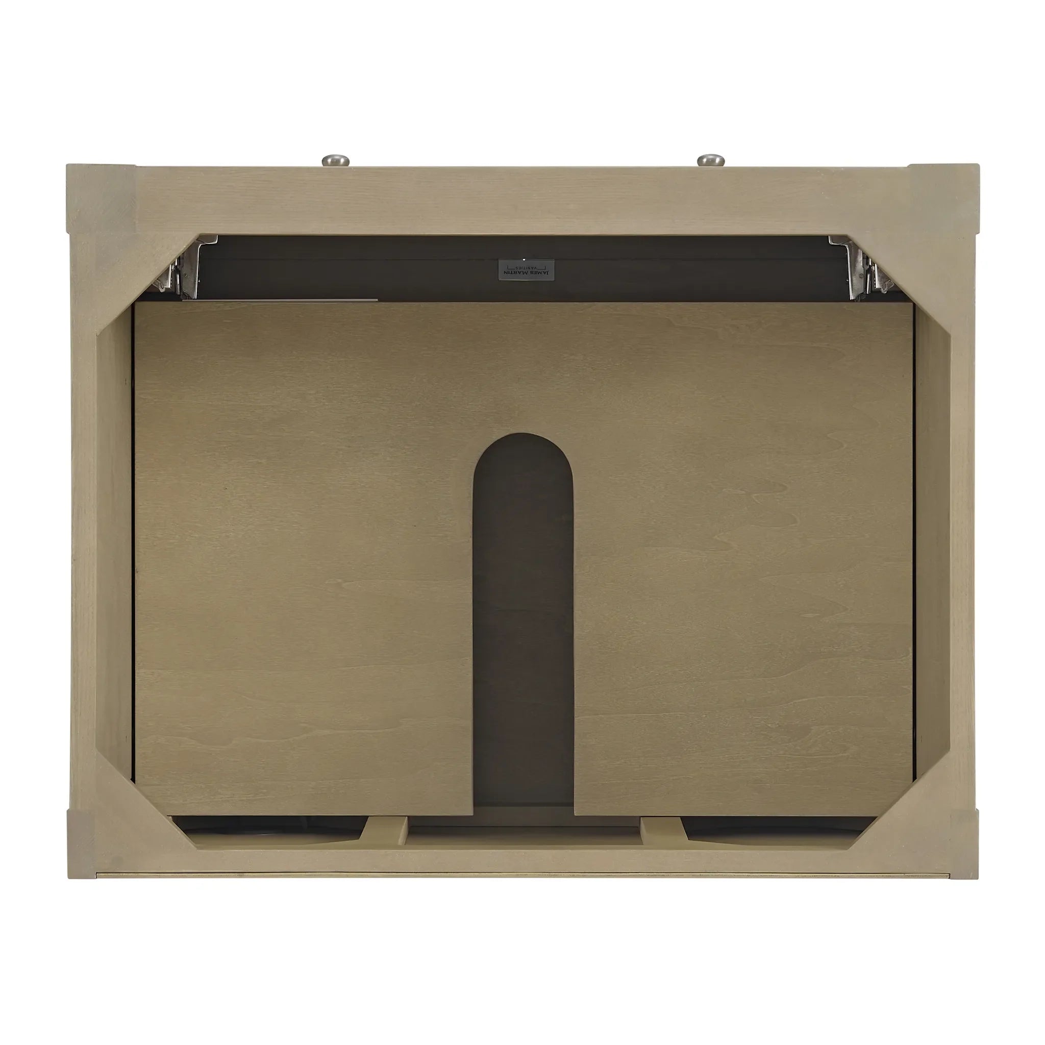 30" Breckenridge Single Vanity in Whitewashed Oak-Cabinet Only-Not Available image 2