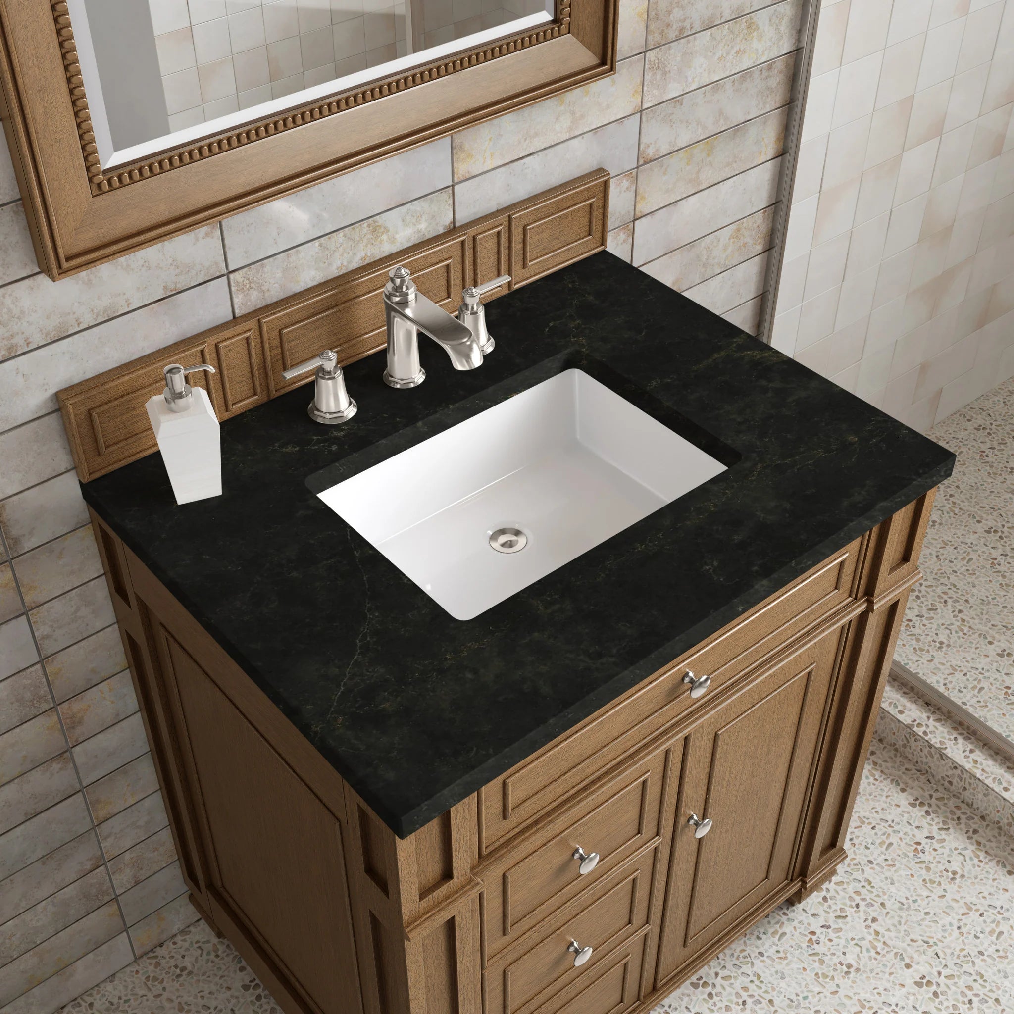 30-bristol-single-vanity-in-saddle-brown-by-james-martin-vanities-phantome-eclos-zero-silica image 5