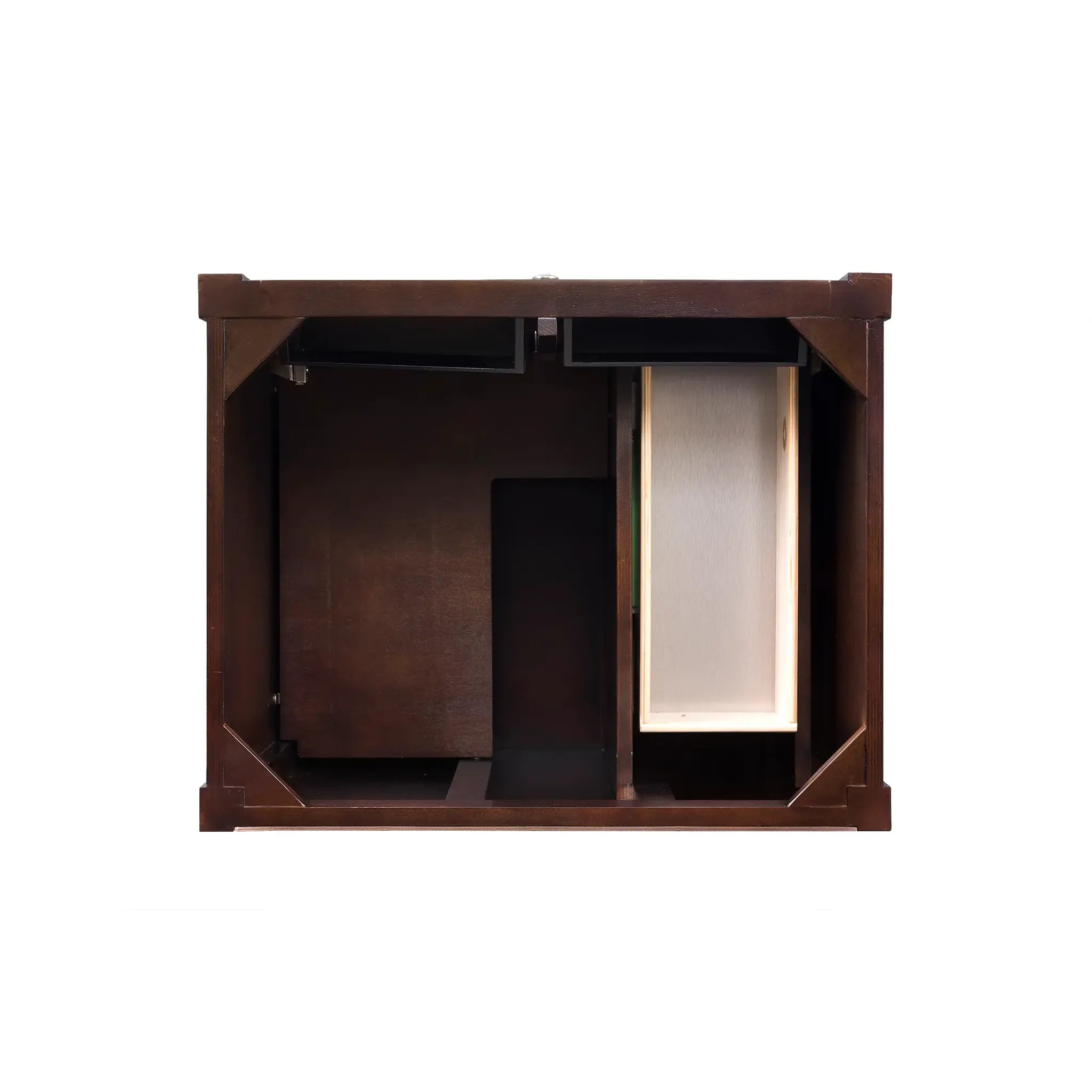 30" Brittany Single Vanity in Burnished Mahogany-Cabinet Only-Not Available image 1