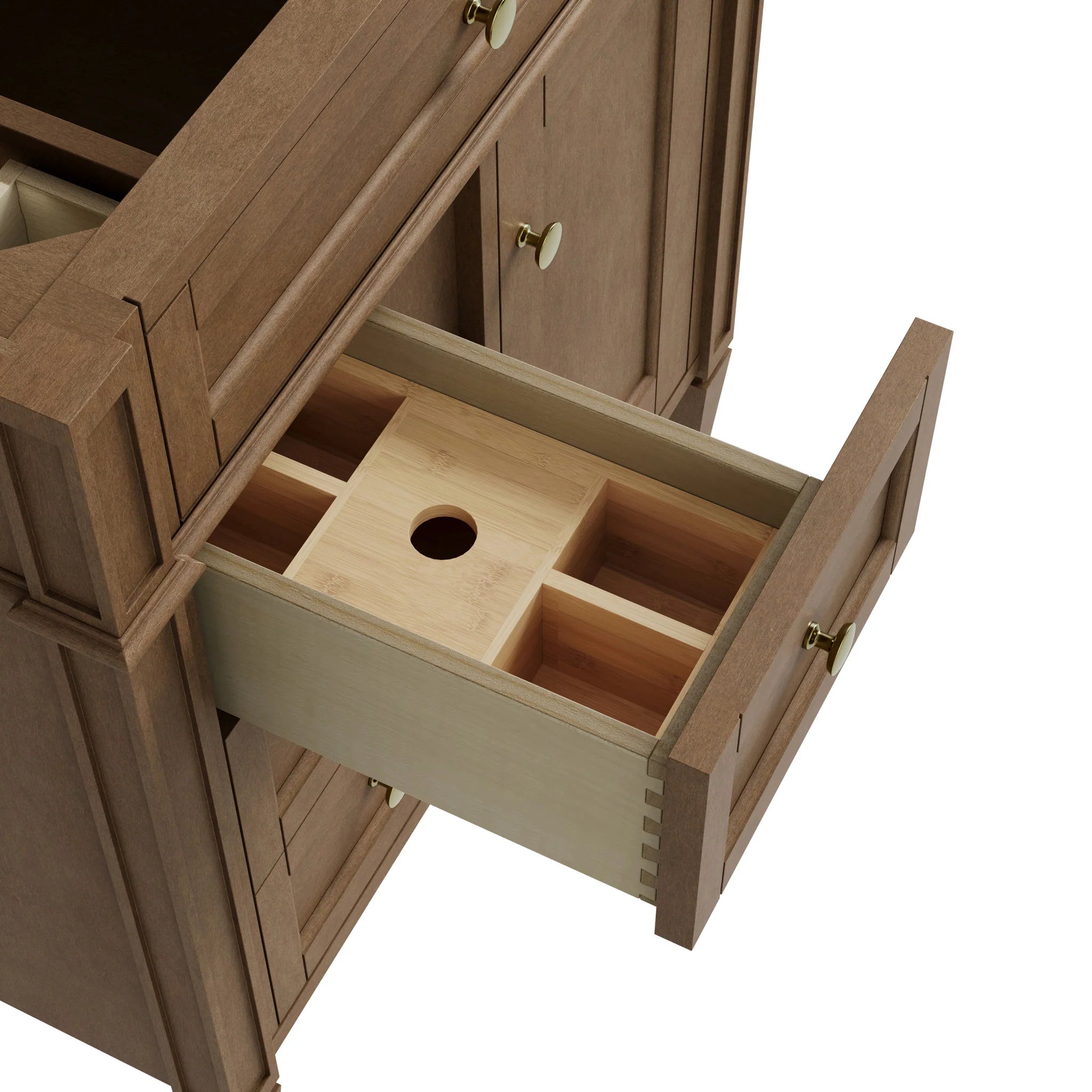 30" Brittany Single Vanity in Pecan by James Martin Vanities-Phantome Eclos 13