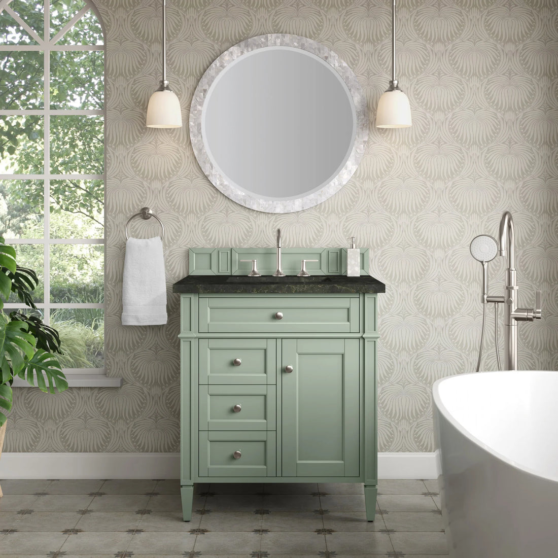 30-brittany-single-vanity-in-sage-green-by-james-martin-vanities-phantome-eclos-zero-silica image 1