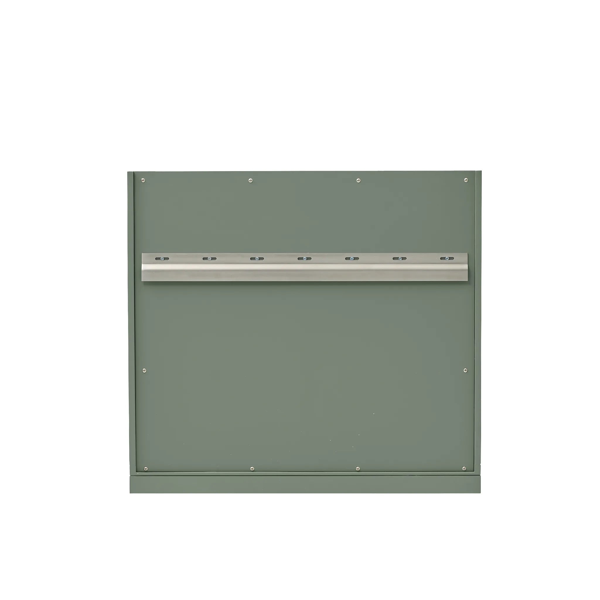 30" Chicago Single Vanity in Smokey Celadon-Carrara White Marble-8" Widespread image 12