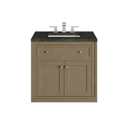 30" Chicago Single Vanity in Walnut Whisper by James Martin Vanities