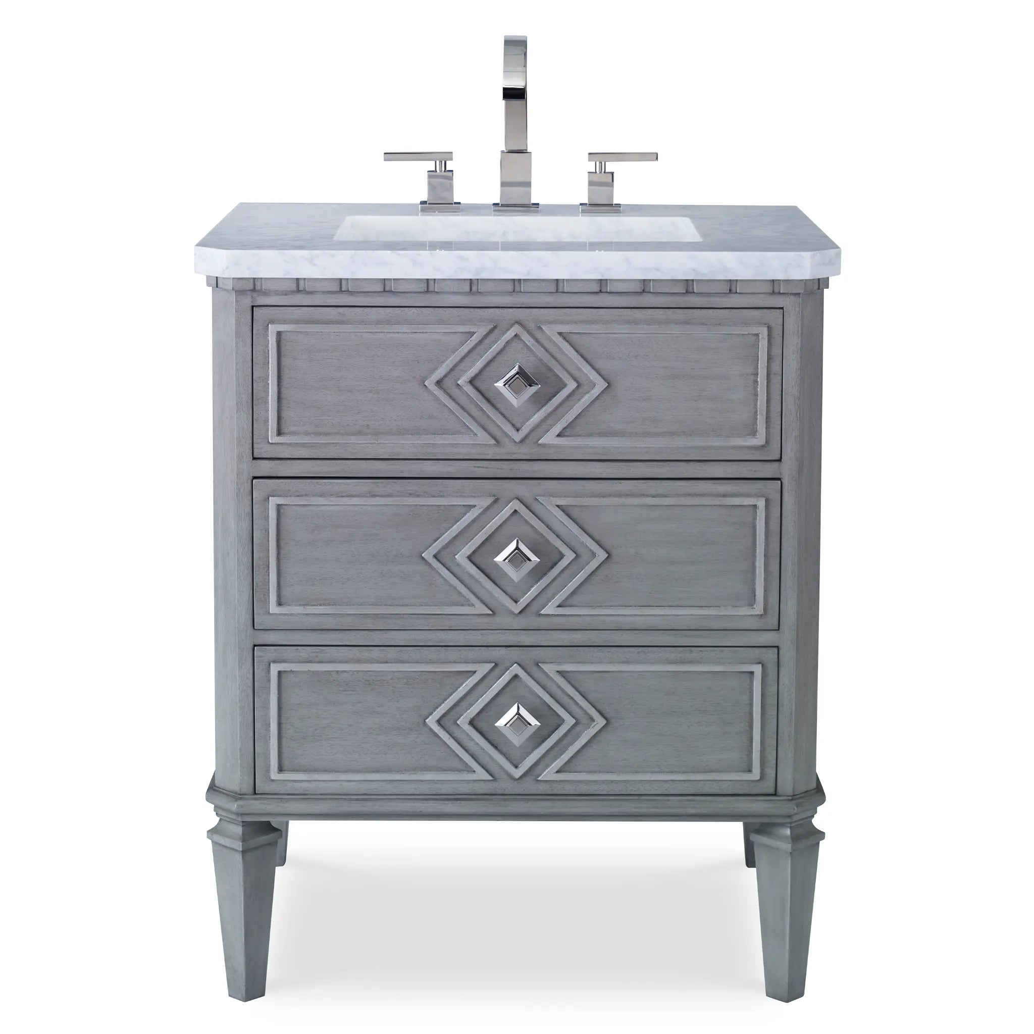 30" Diamond Sink Chest by Ambella Home image