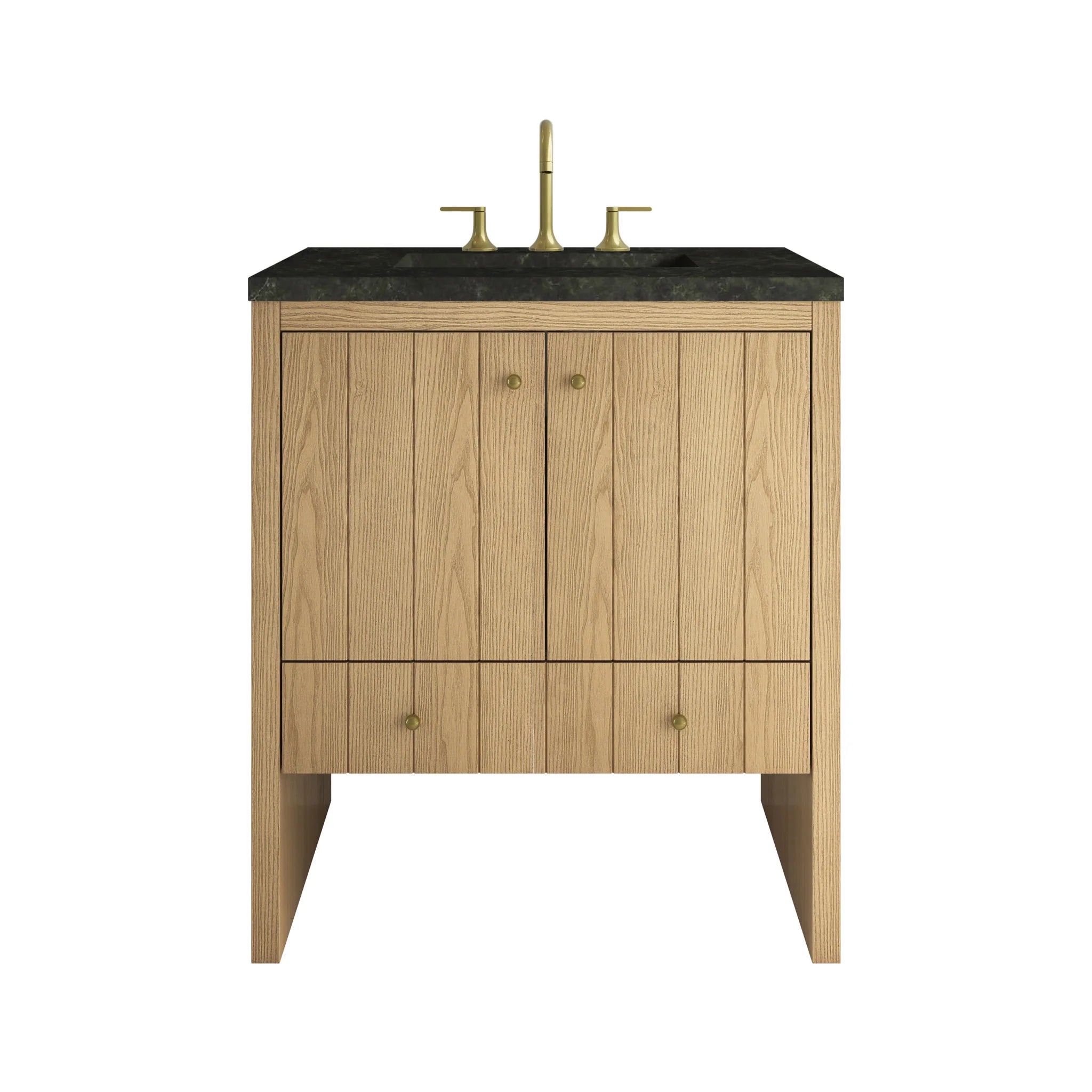 30" Hudson Single Vanity in Light Natural Oak by James Martin Vanities-Phantome Eclos 