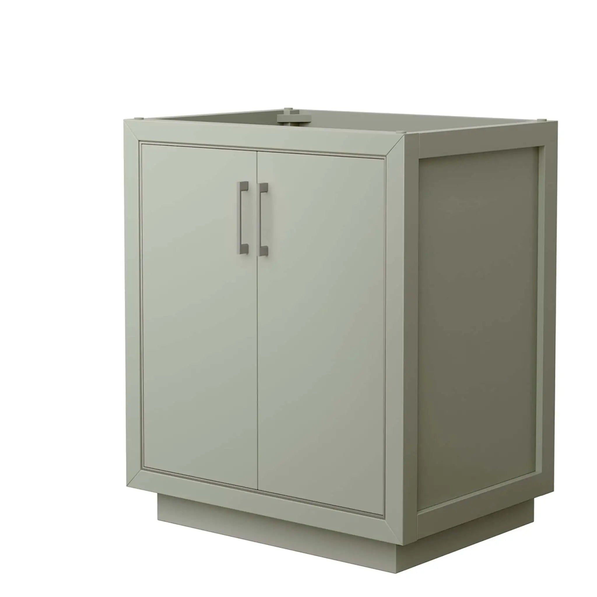 30" Icon Single Bathroom Vanity in Light Green with Brushed Nickel Trim by Wyndham