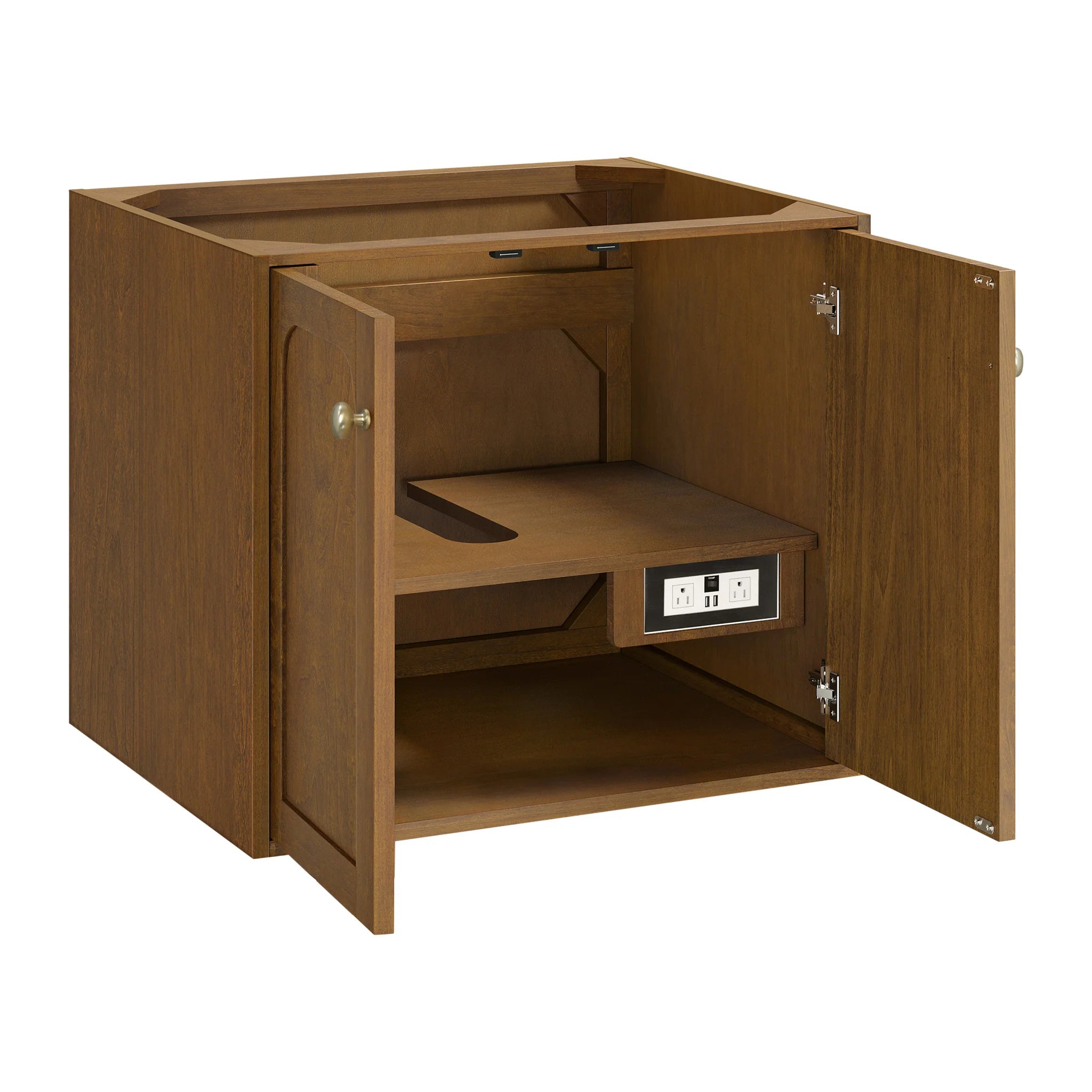 30" Laurent Single Vanity in Honey Oak by James Martin Vanities-Phantome Eclos 10